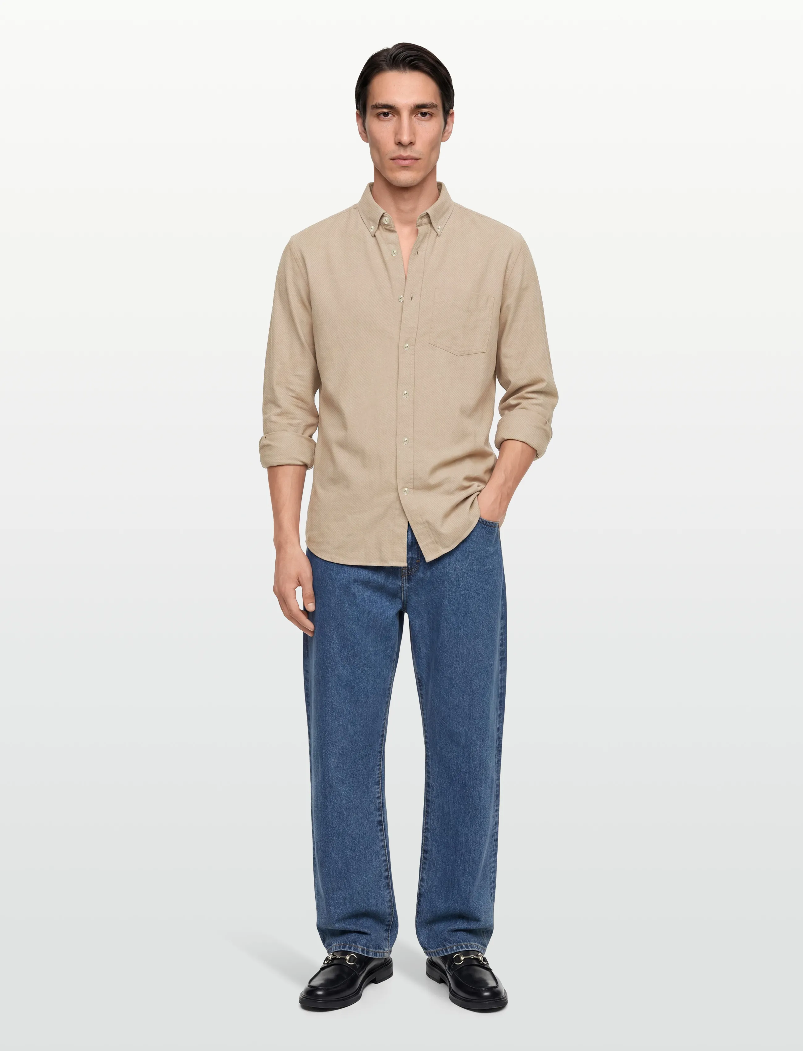 Signal - SAXONSI FLANNEL - casual shirts - brown lion - 0
