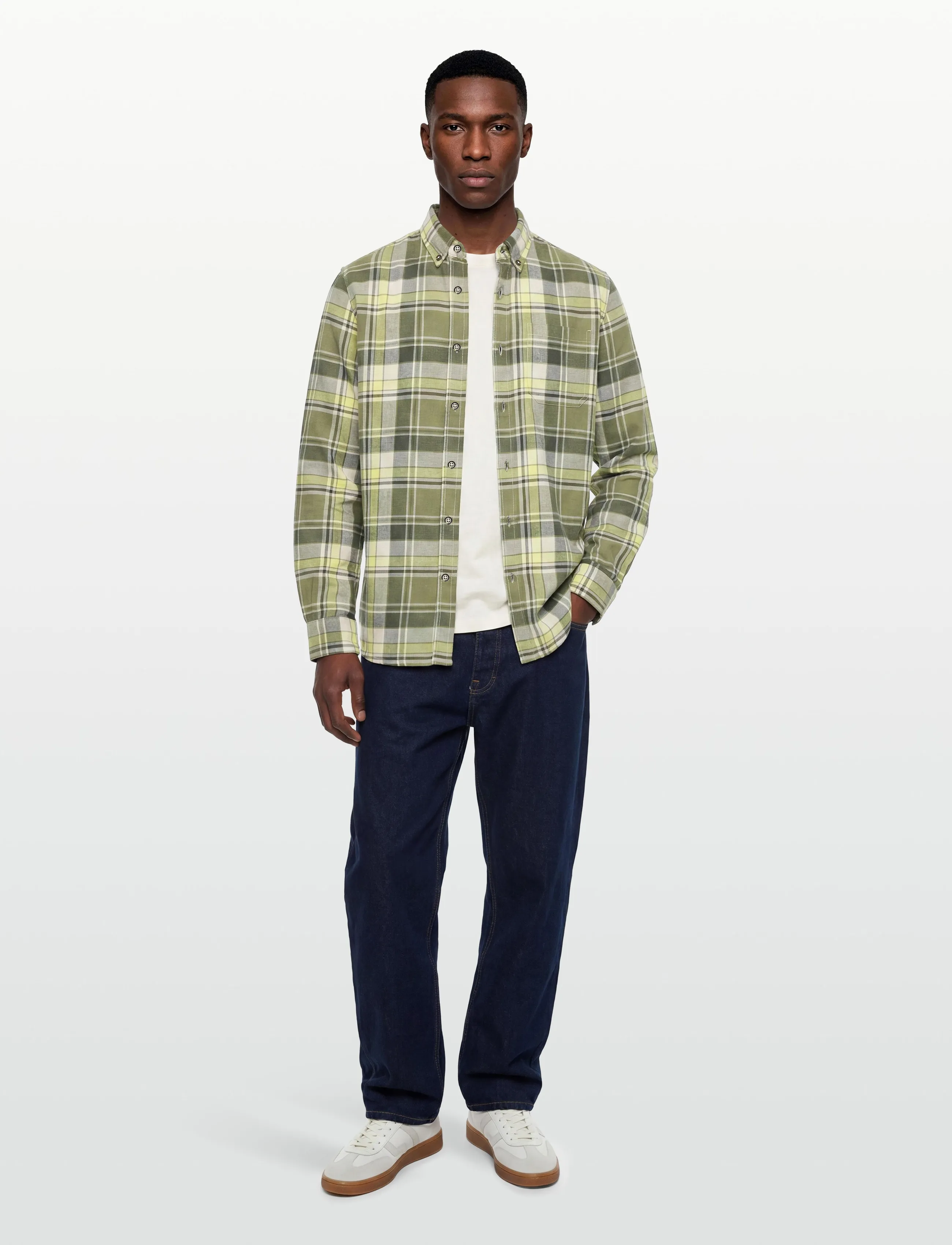 Signal - SISANDER FLANNEL - män - green aleo - 0
