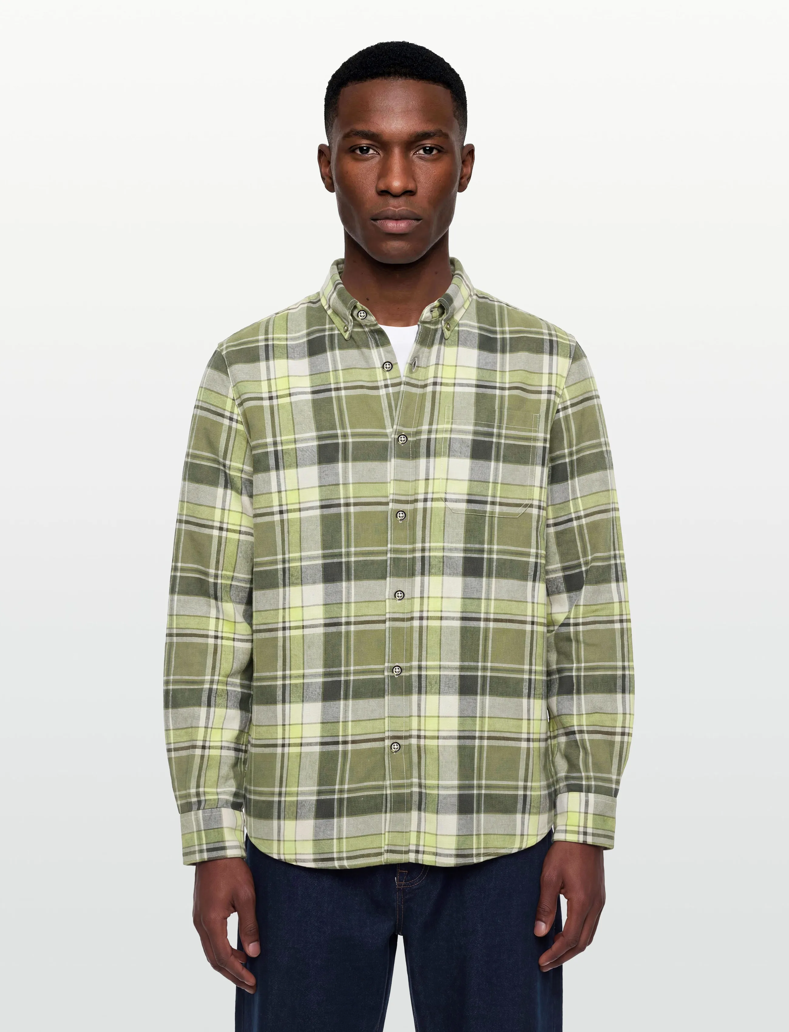 Signal - SISANDER FLANNEL - män - green aleo - 2