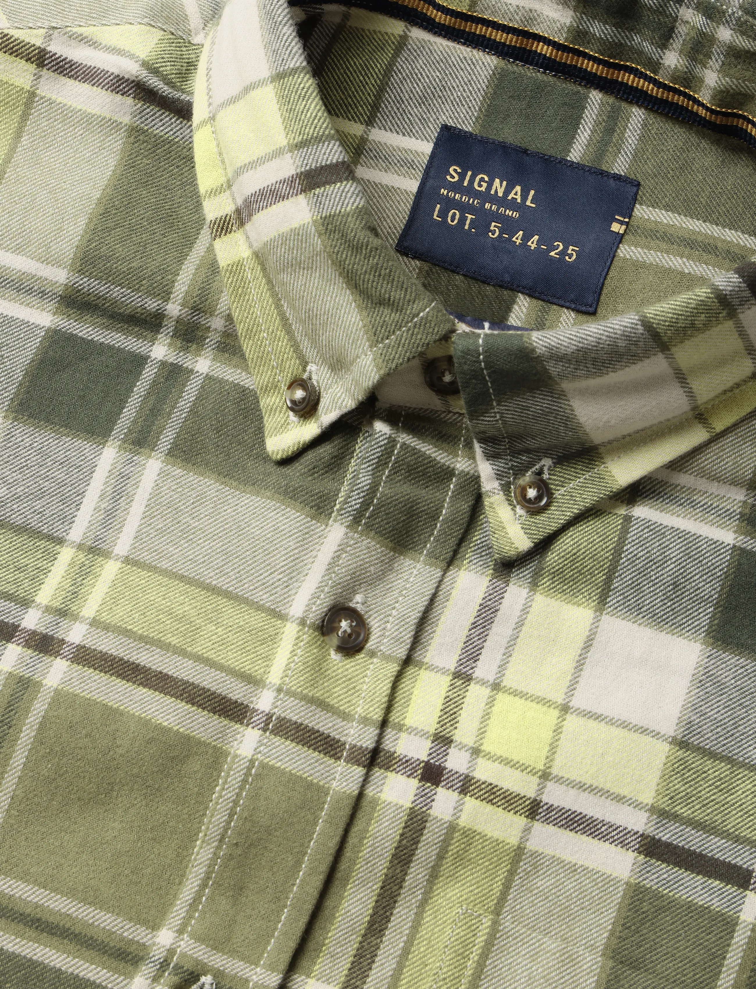 Signal - SISANDER FLANNEL - män - green aleo - 4