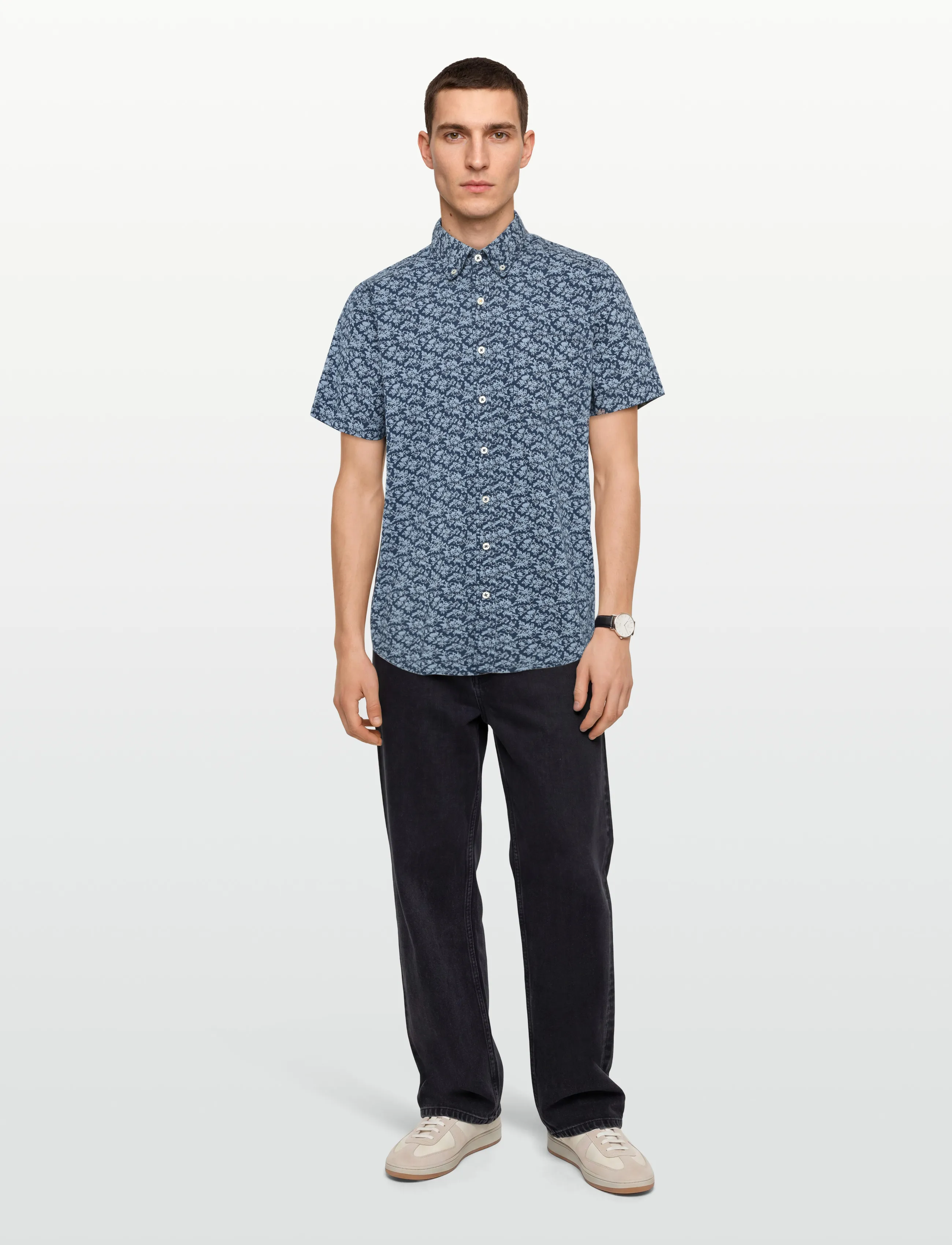 Signal - GUSTAV +SP23 - lühikeste varrukatega särgid - chambray blue - 0