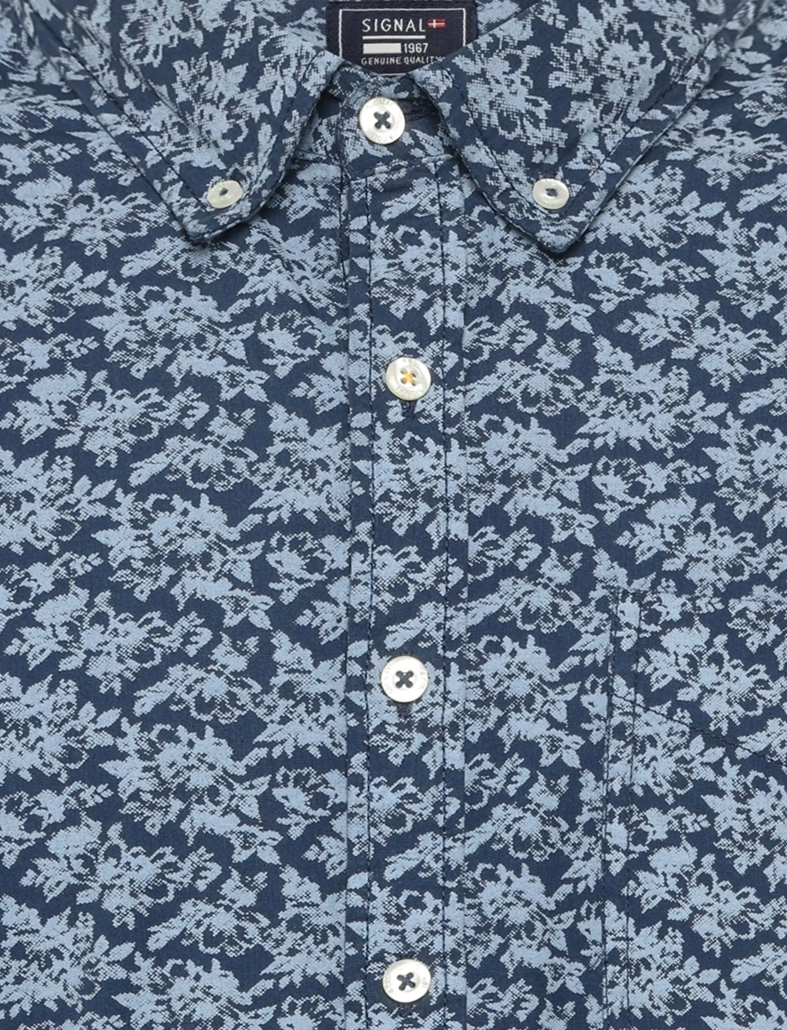 Signal - GUSTAV +SP23 - lühikeste varrukatega särgid - chambray blue - 5