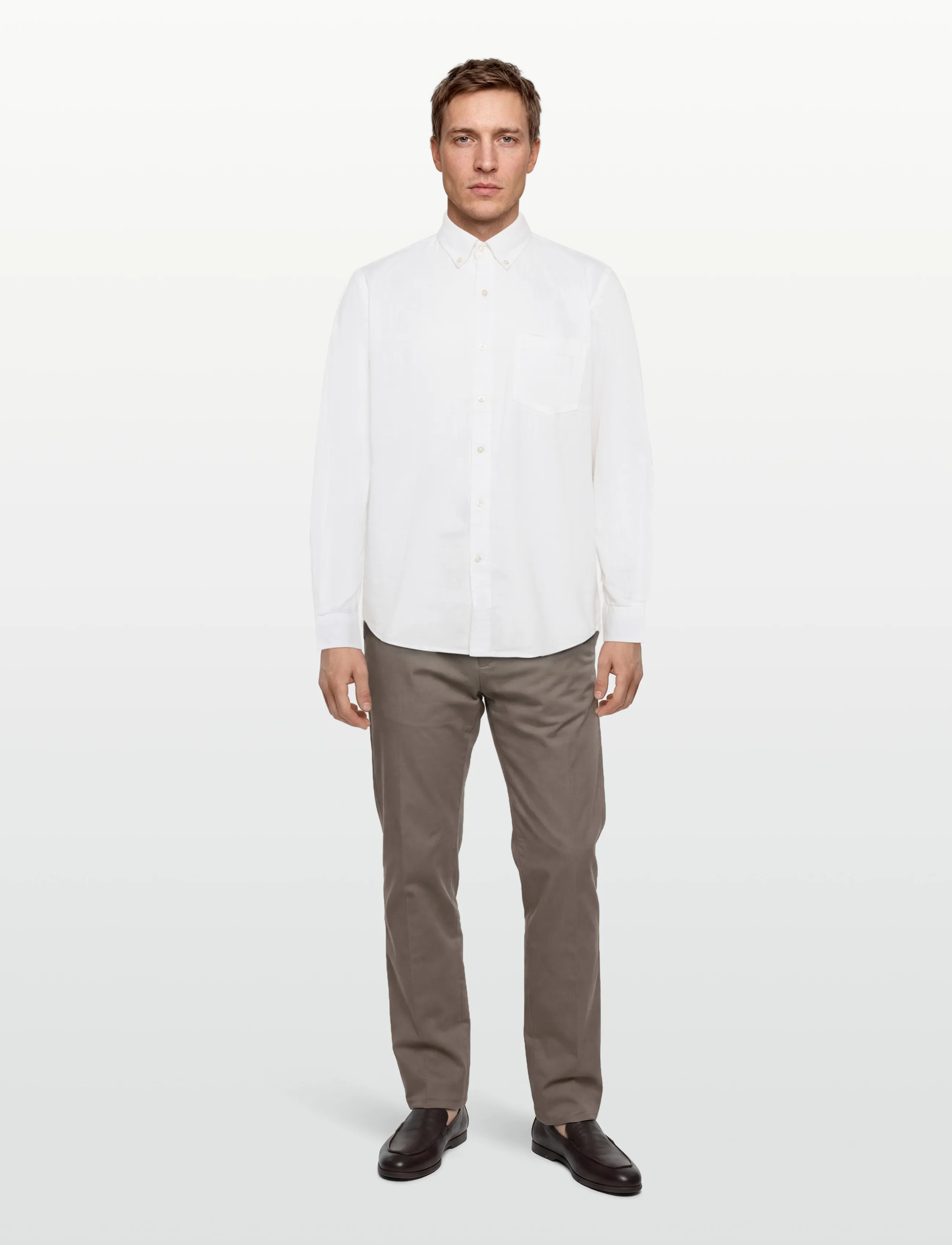Signal - GIMOSI LINEN LOOK - mænd - white - 0
