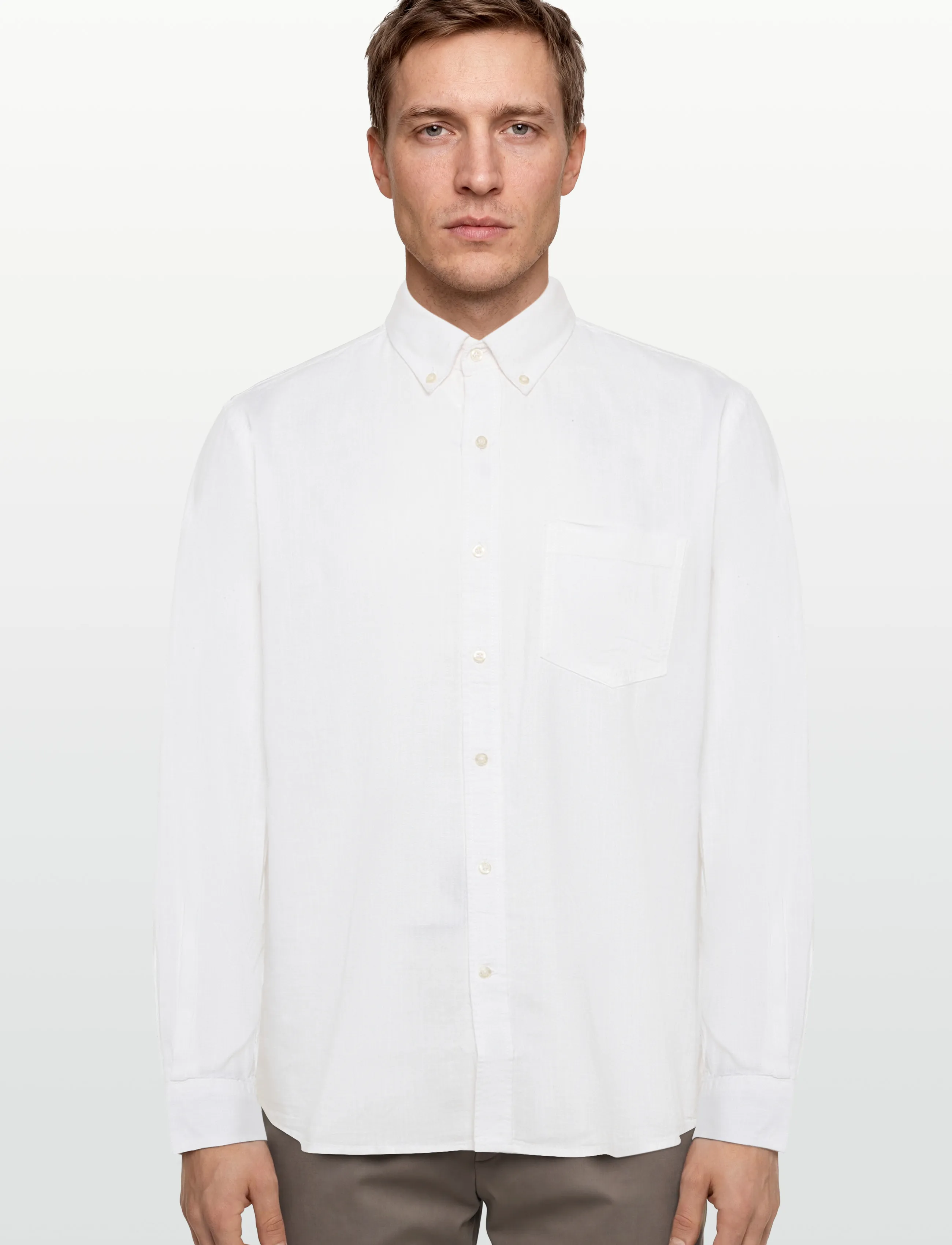 Signal - GIMOSI LINEN LOOK - mænd - white - 3