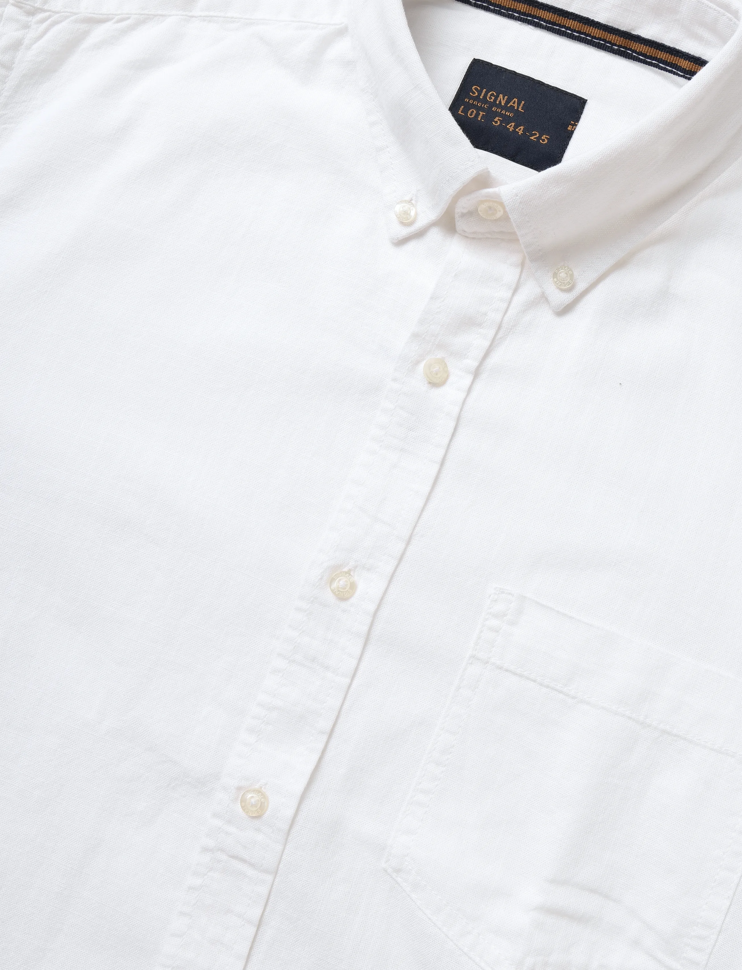 Signal - GIMOSI LINEN LOOK - mænd - white - 5