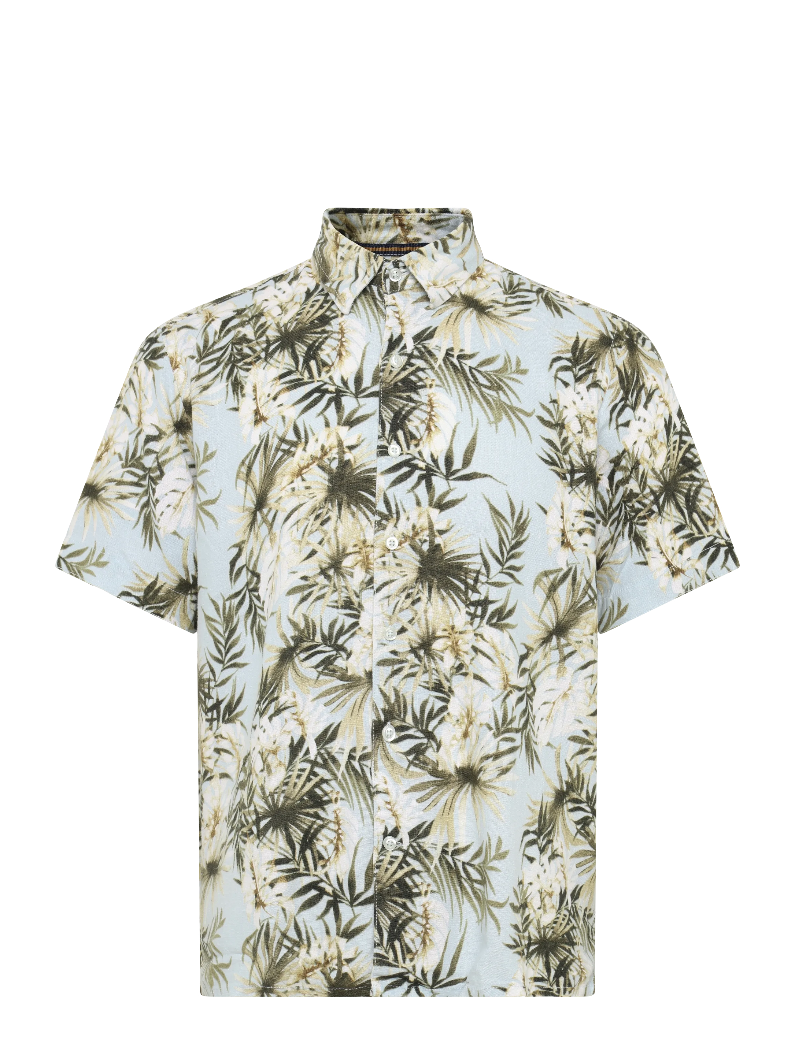 SIGNAL Bentonsi Linen Print Blau - M - Herren