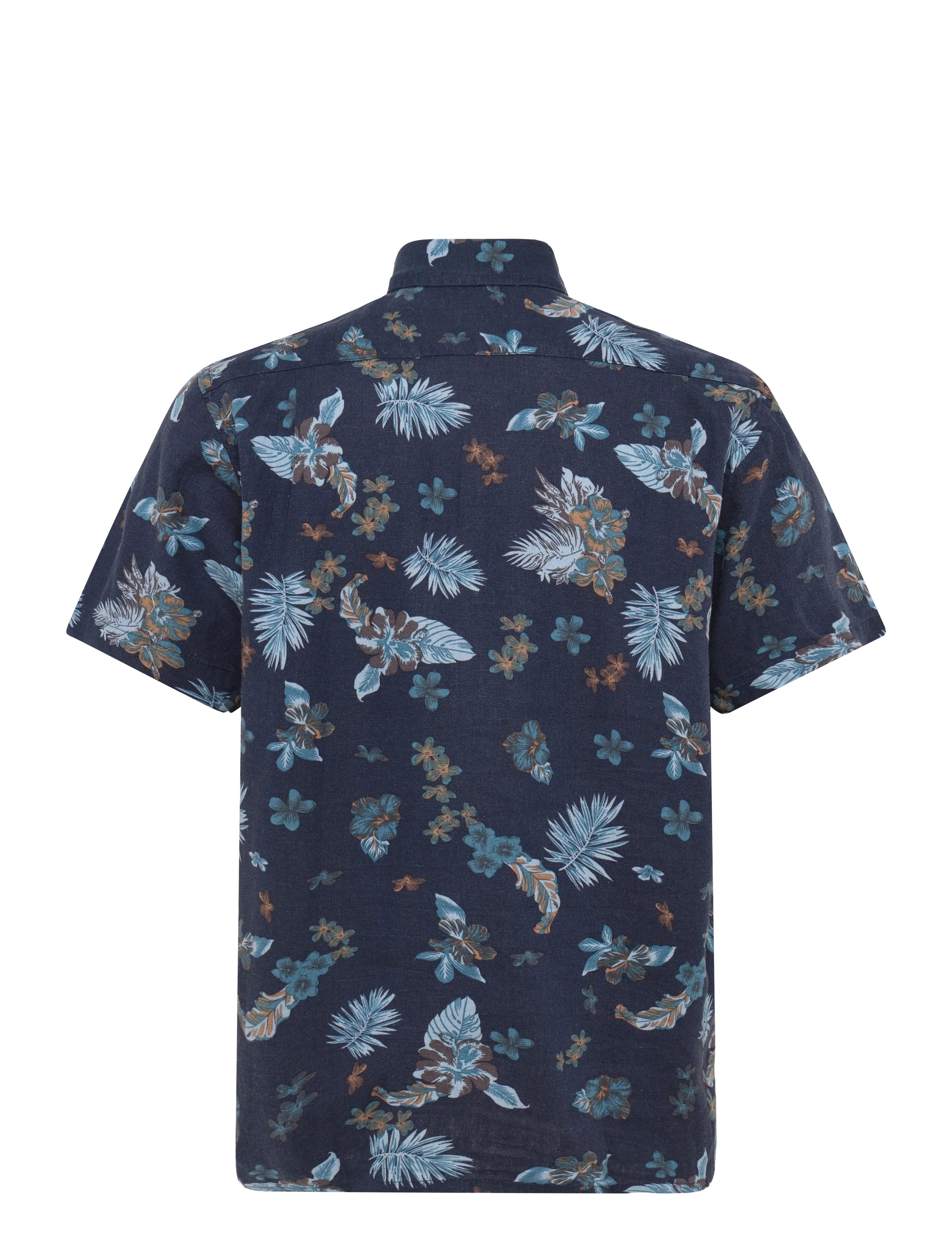 Signal - TRAMPSI HAWAII PRINT - casual skjorter - blue captain - 2