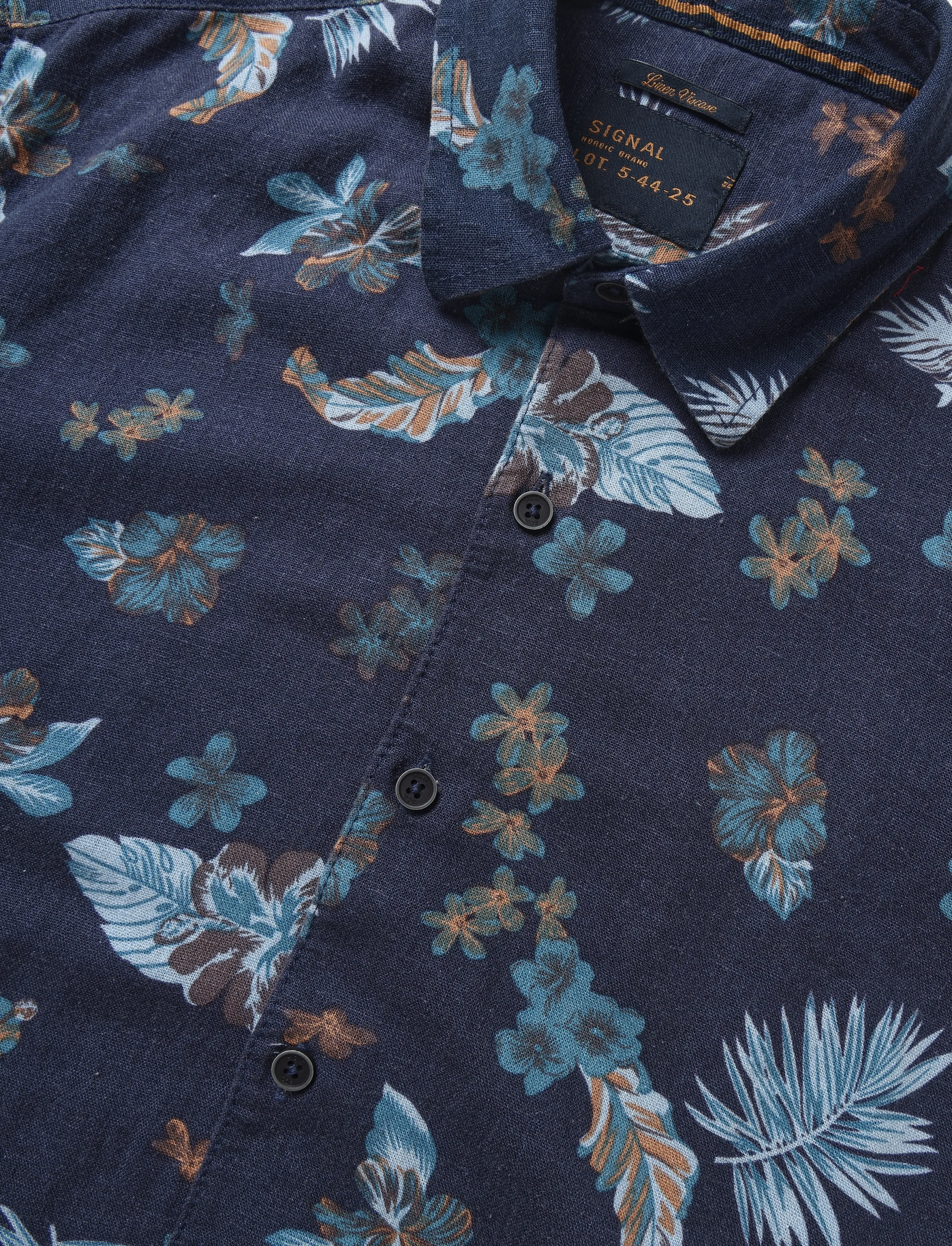 Signal - TRAMPSI HAWAII PRINT - casual skjorter - blue captain - 5