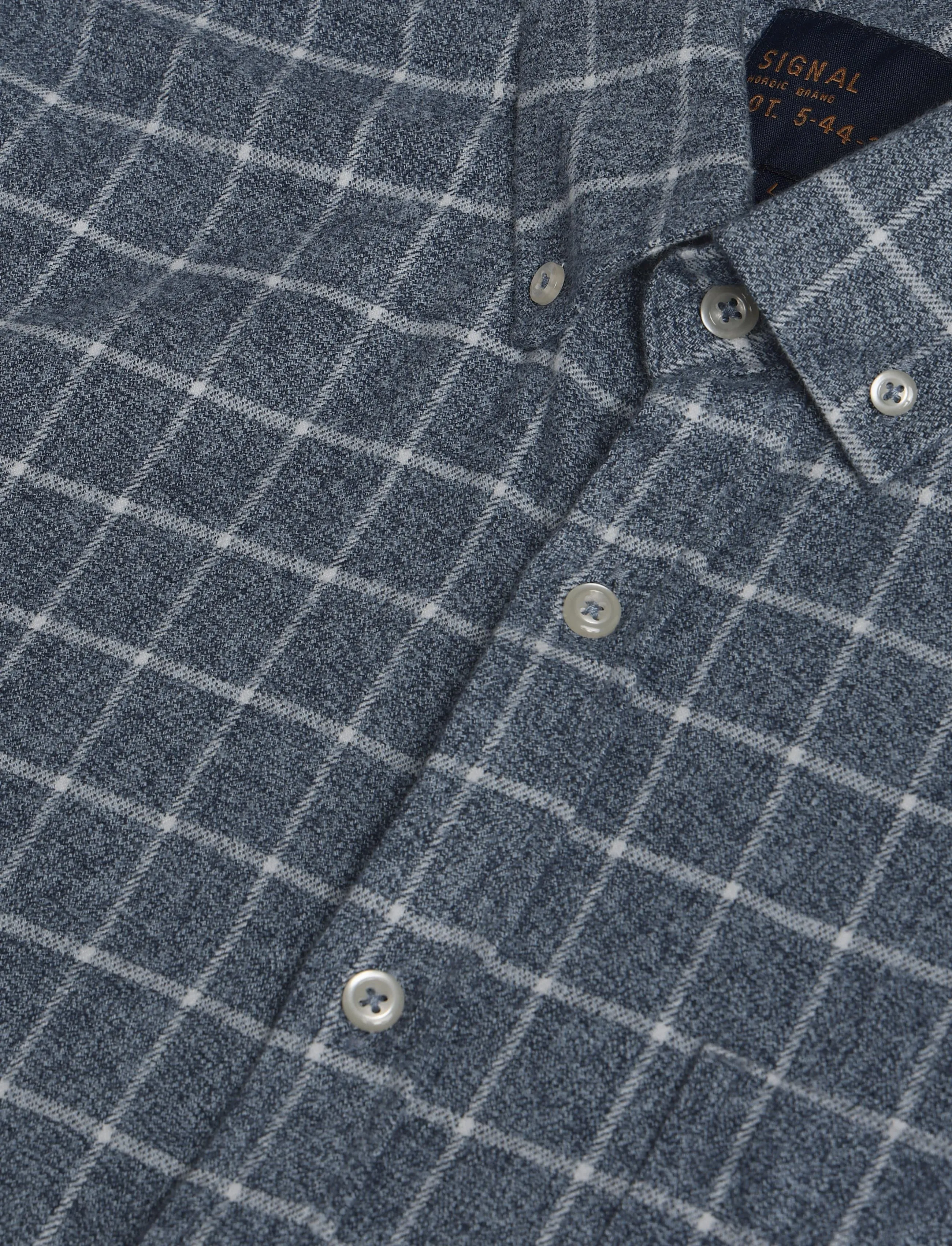 Signal - GRIDSI CHECK - casual shirts - blue autumn - 2