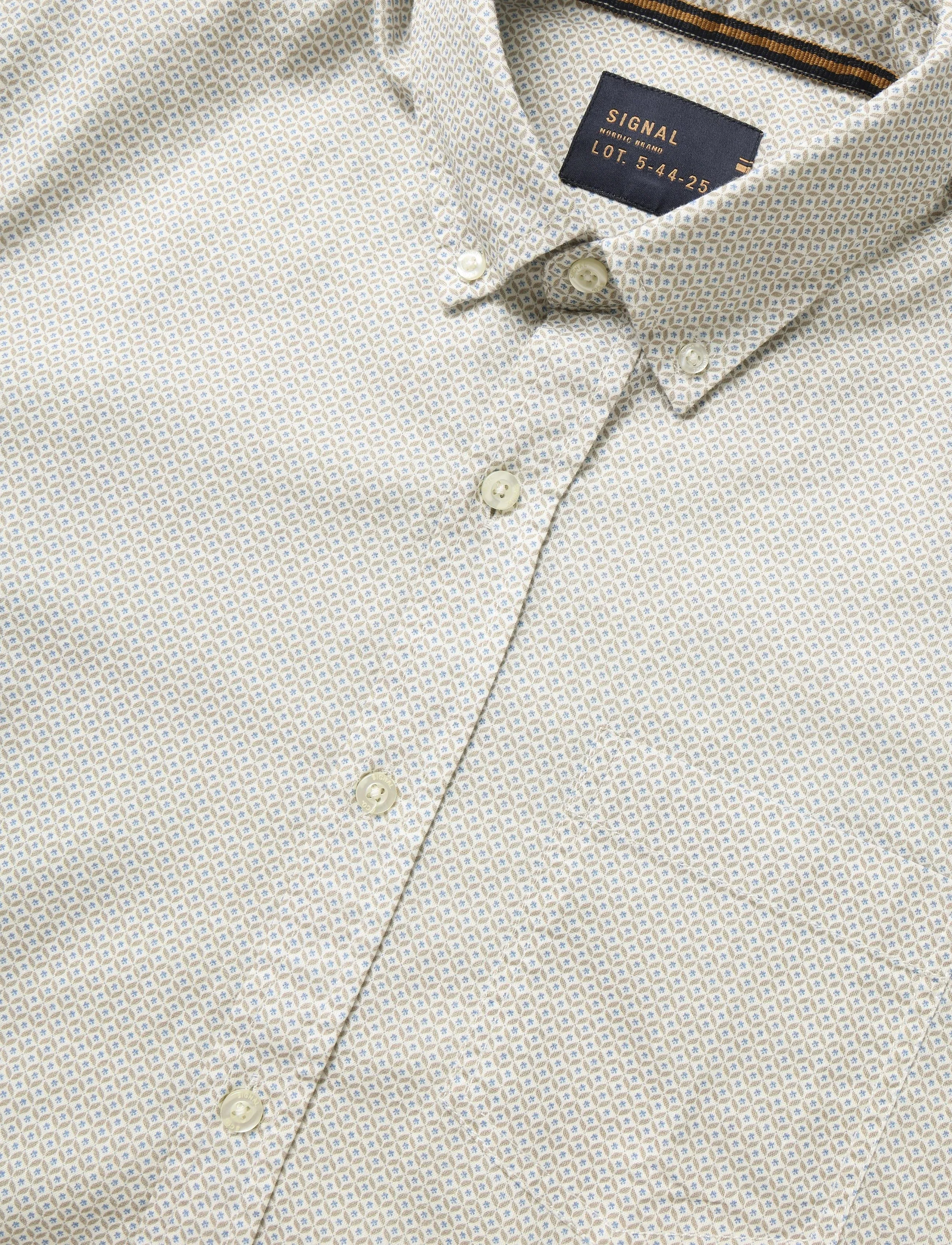 Signal - PALUDANSI PRINT SLUB - casual hemden - dry teak - 5