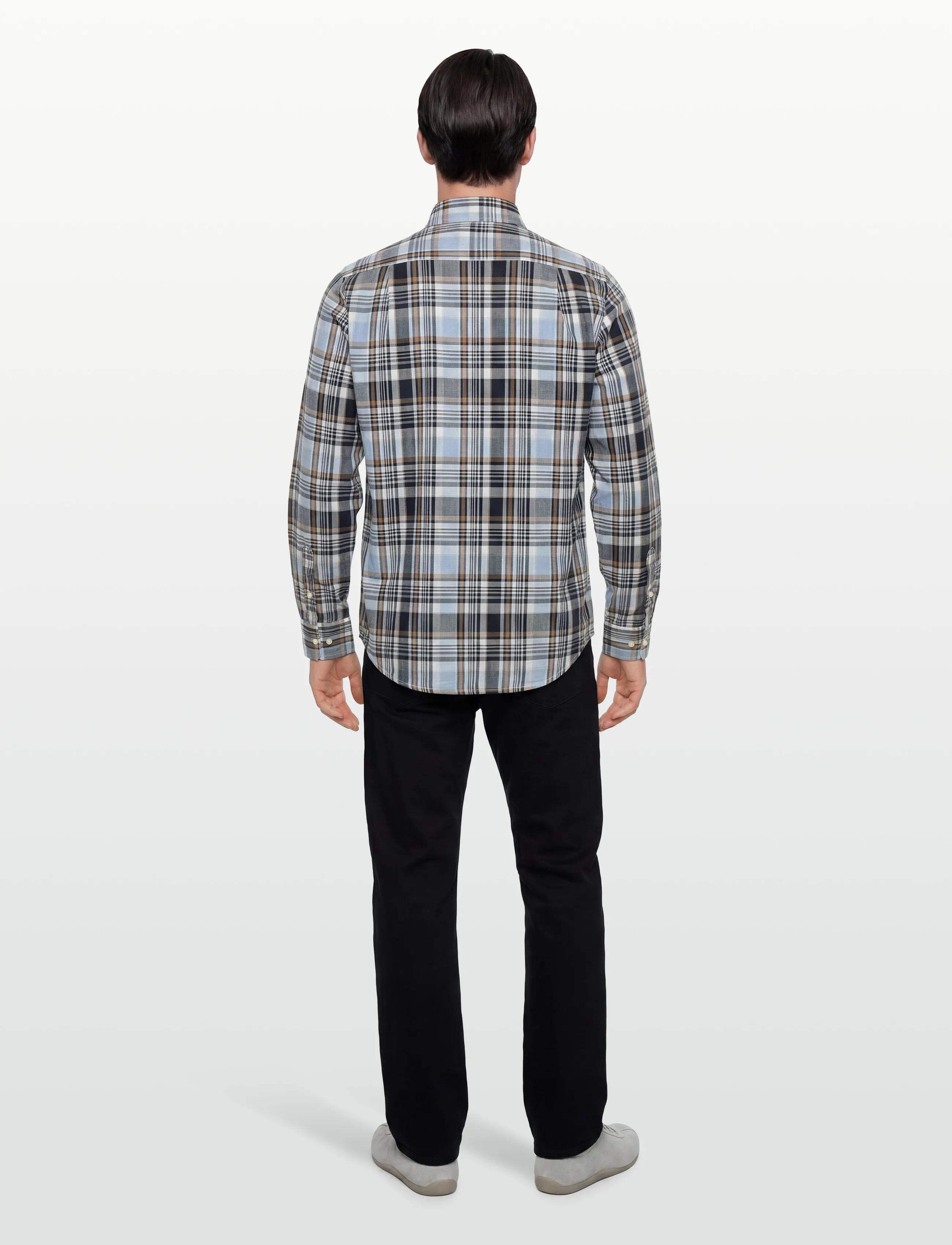 Signal - PETERSI CHECK HB - casual shirts - blue captain - 4