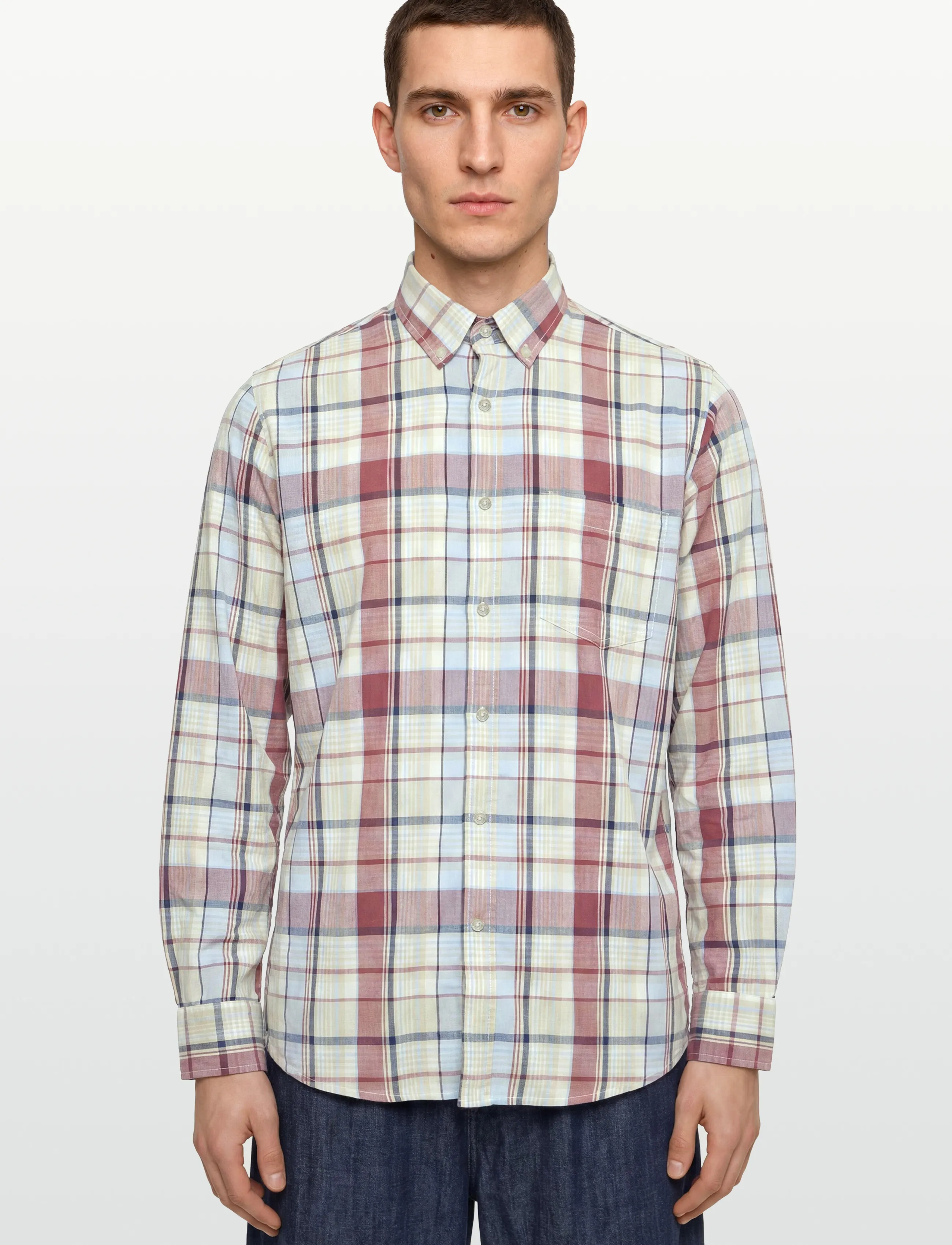 Signal - PETERSI CHECK HB - casual hemden - soft port - 3