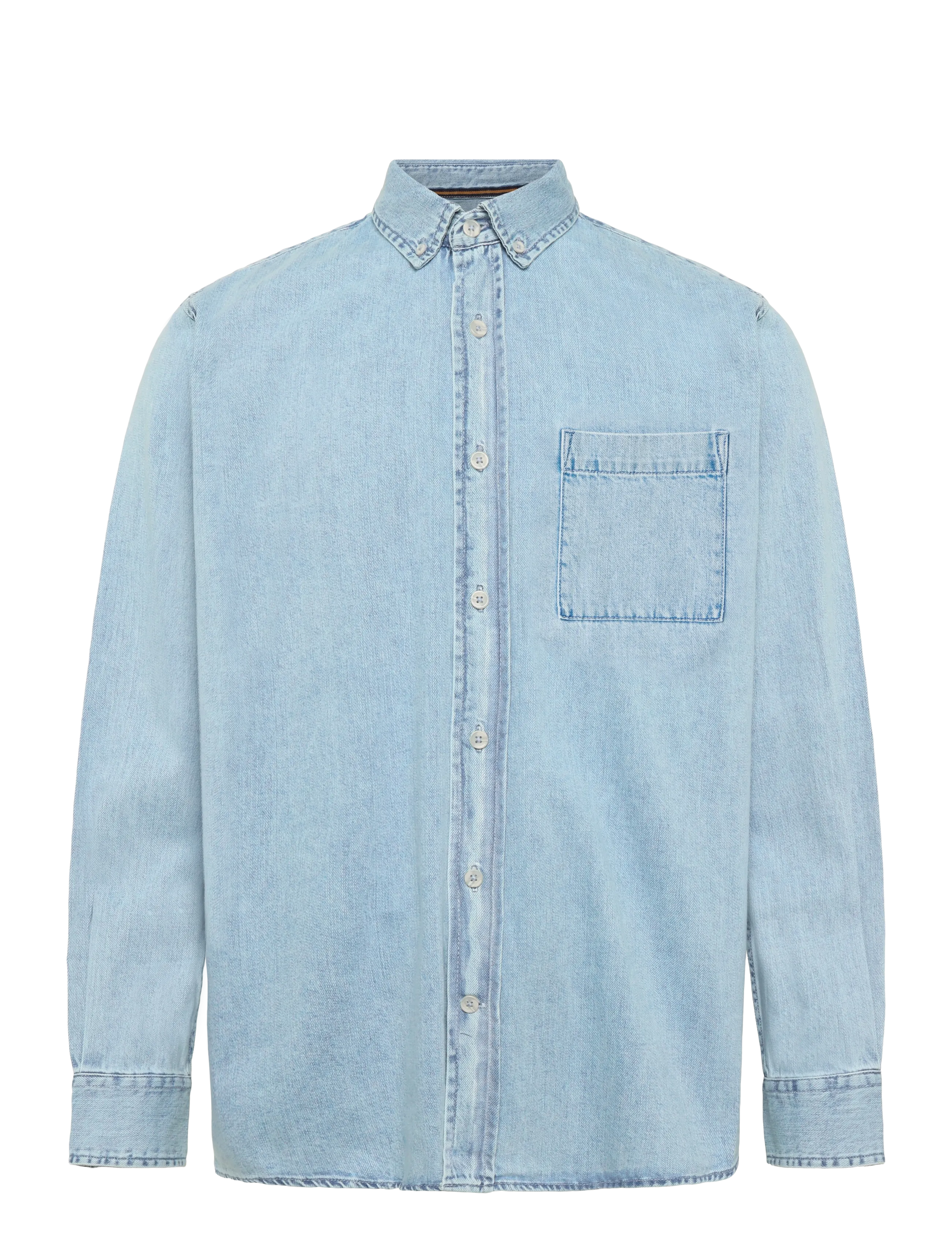 Signal PERSI DENIM - Shirts - BLUE LIGHT CHAMBRAIS / blue