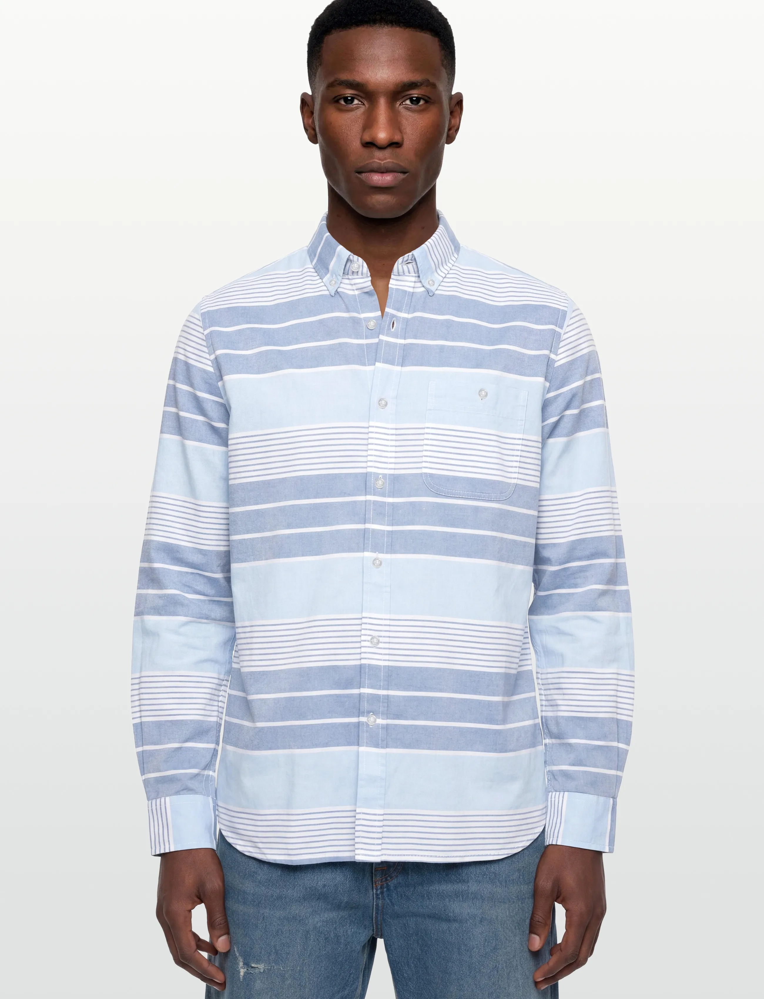 Signal - PACOSI OXFORD STRIPE - oxford skjorter - blue placide - 3