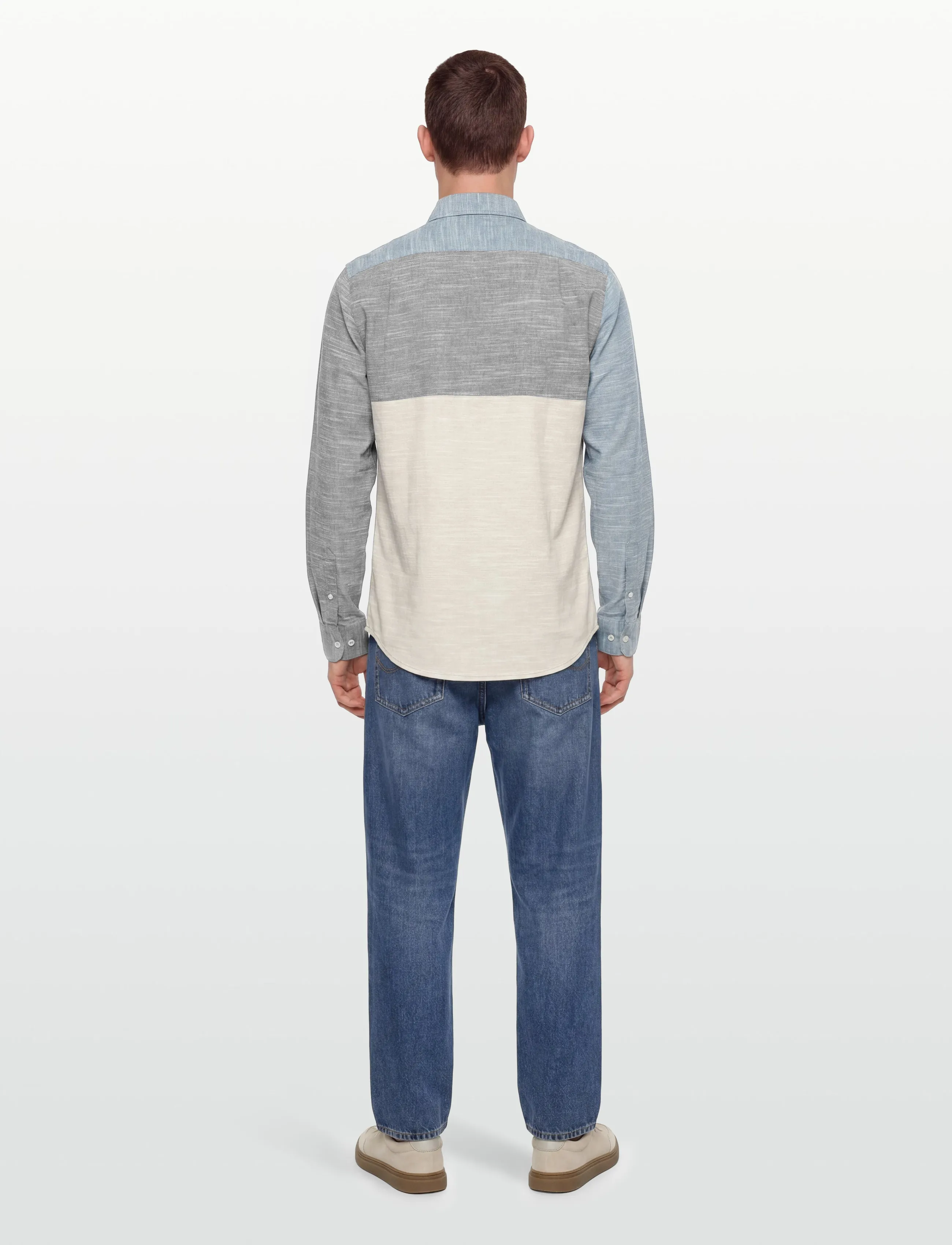 Signal - PAOLOSI COLOR BLOCK - casual skjorter - blue captain - 4