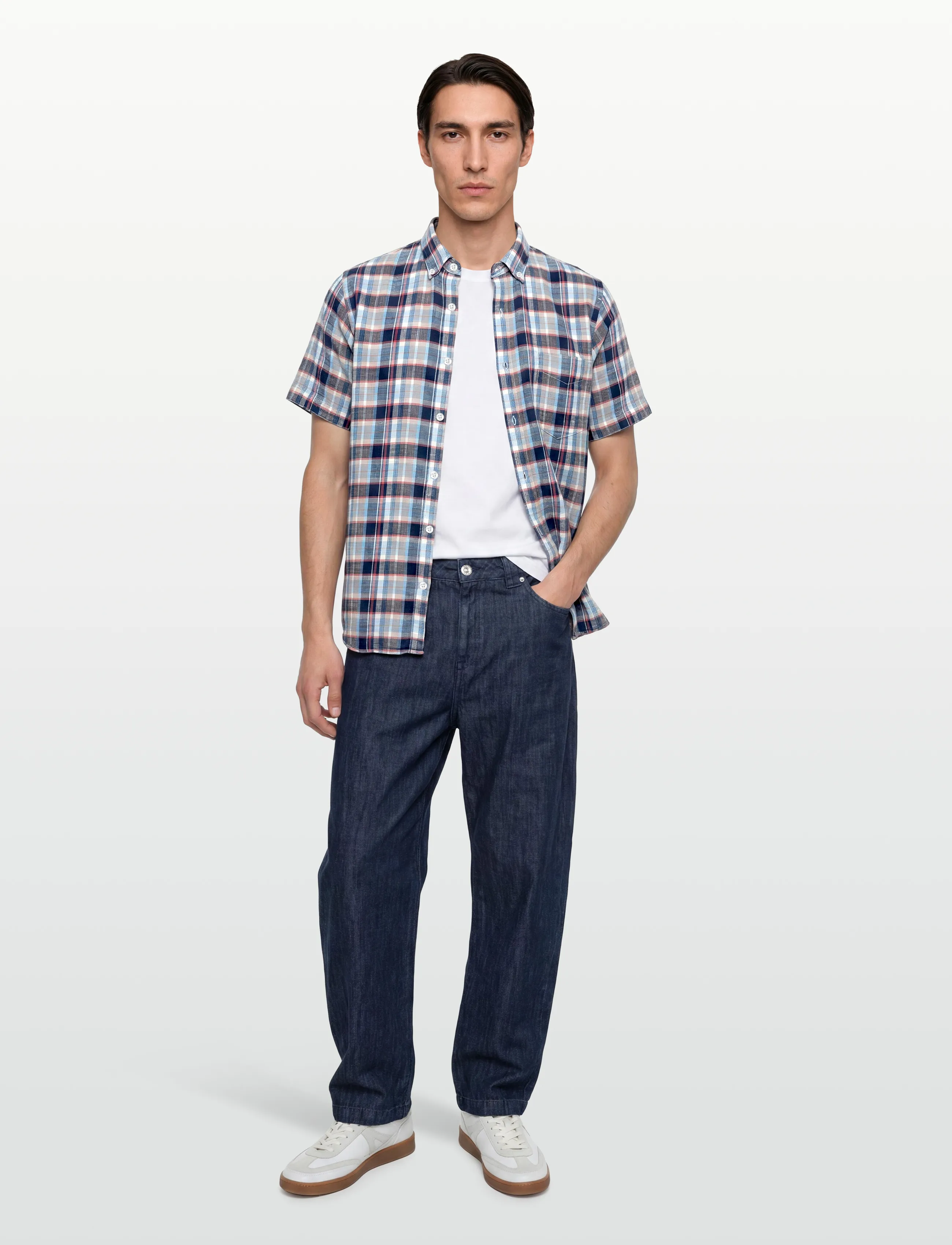 Signal - PANSI WAFFLE CHECK - kurzarmhemden - red earth - 0