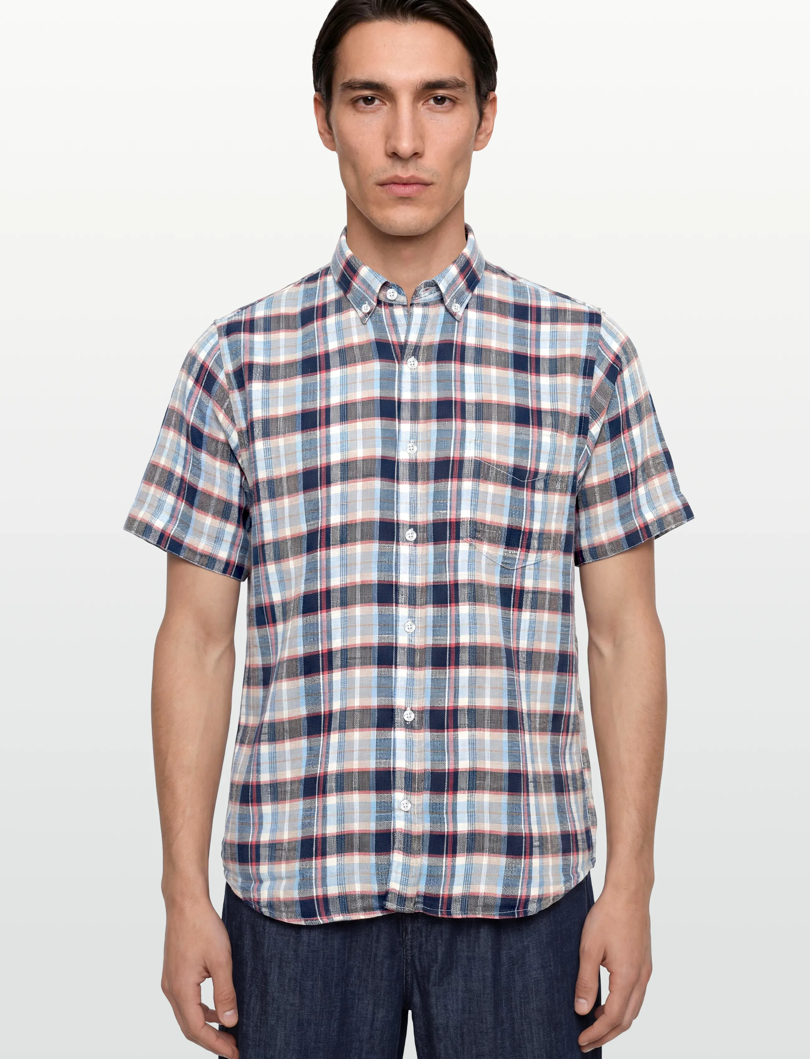 Signal - PANSI WAFFLE CHECK - kurzarmhemden - red earth - 3