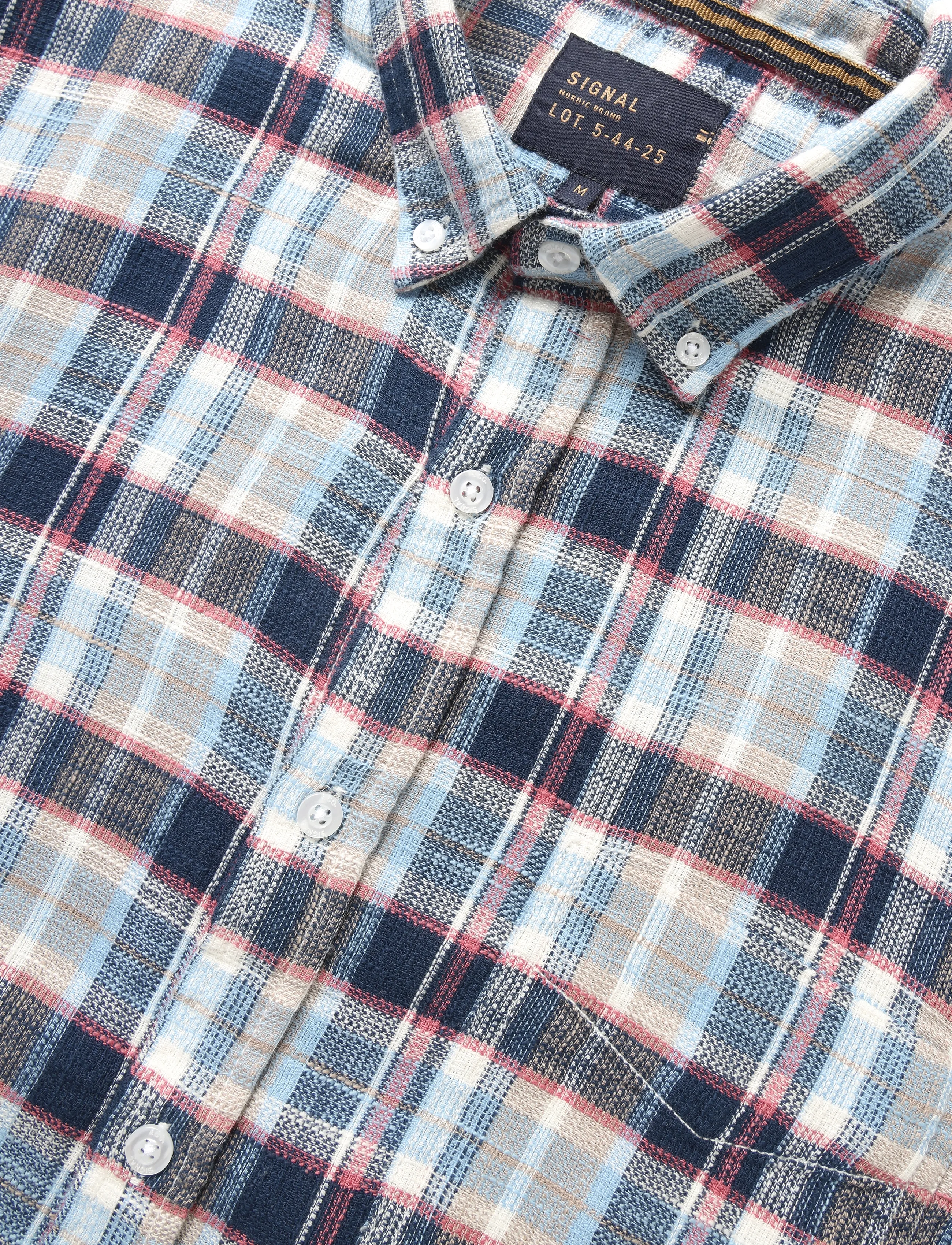 Signal - PANSI WAFFLE CHECK - kurzarmhemden - red earth - 5