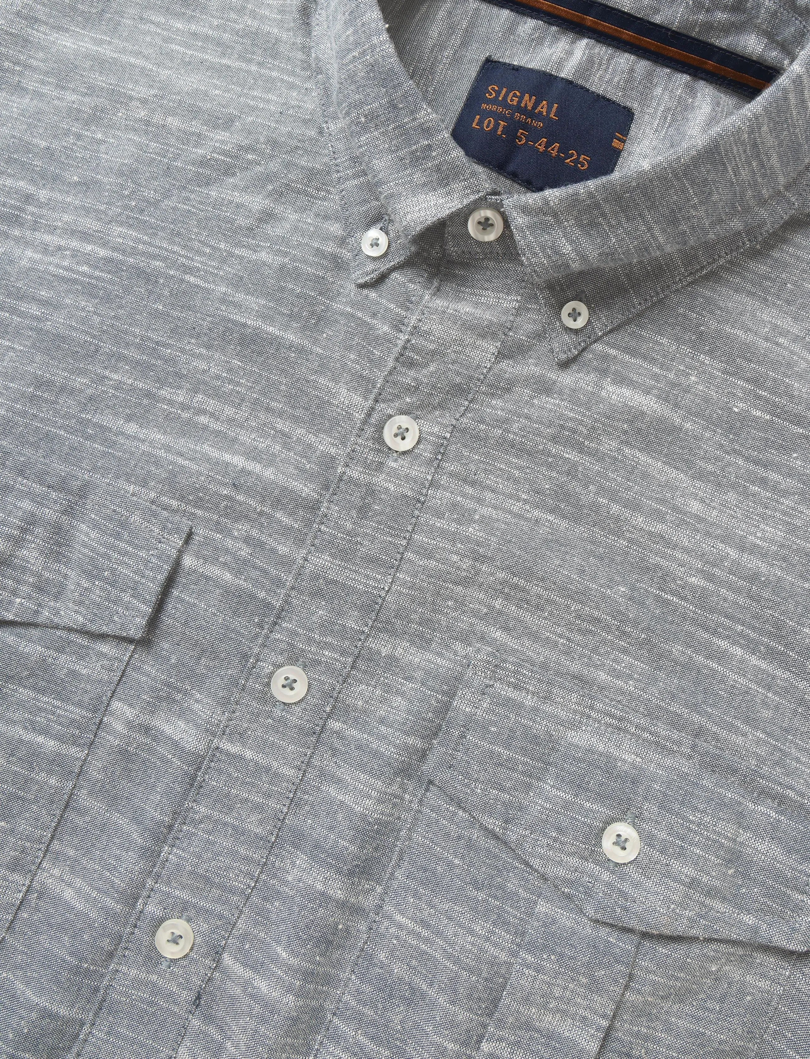 Signal - PIKESI CHAMBRAY - casual shirts - blue captain - 2