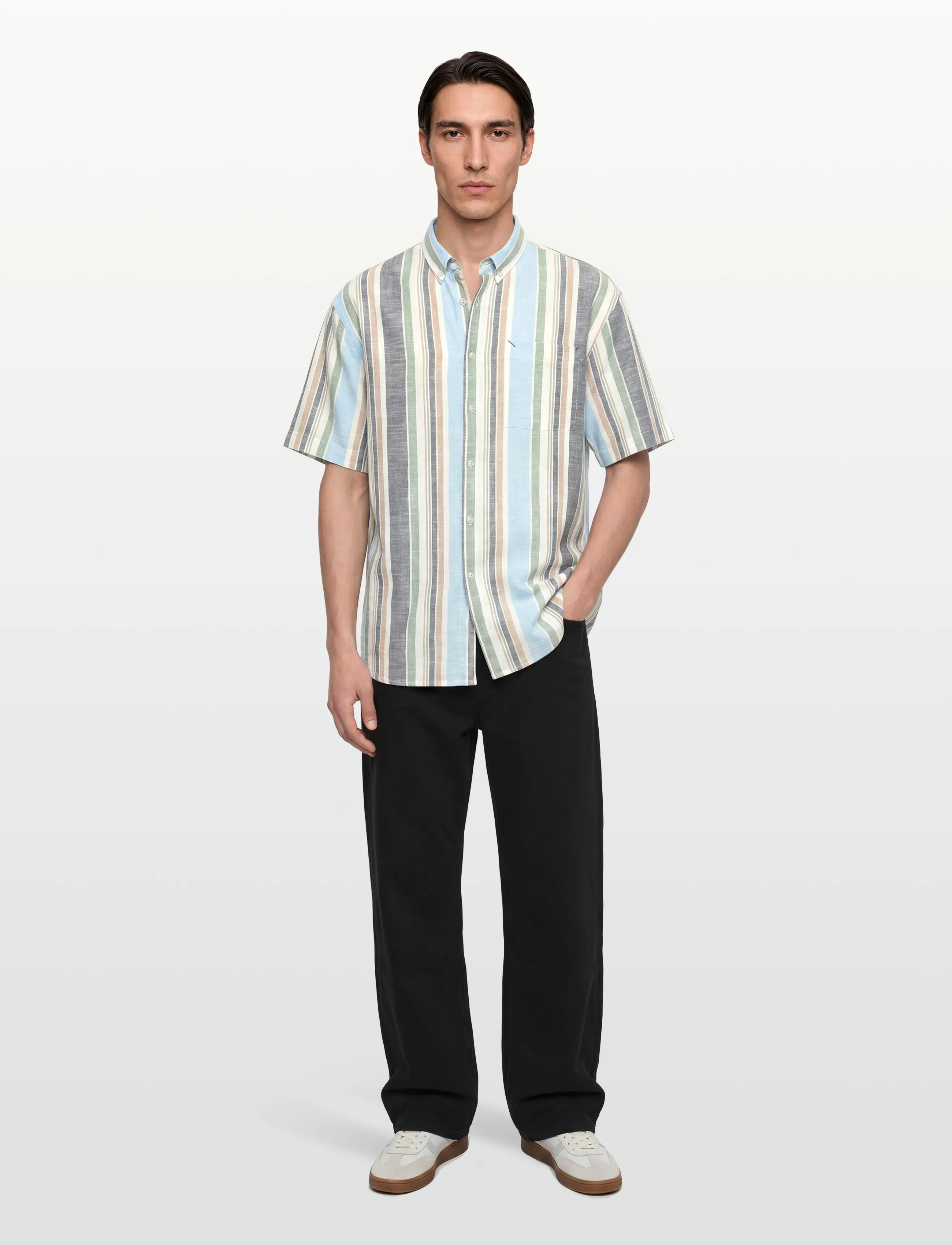 Signal - PINTOSI STRIPE - casual skjorter - blue captain - 0