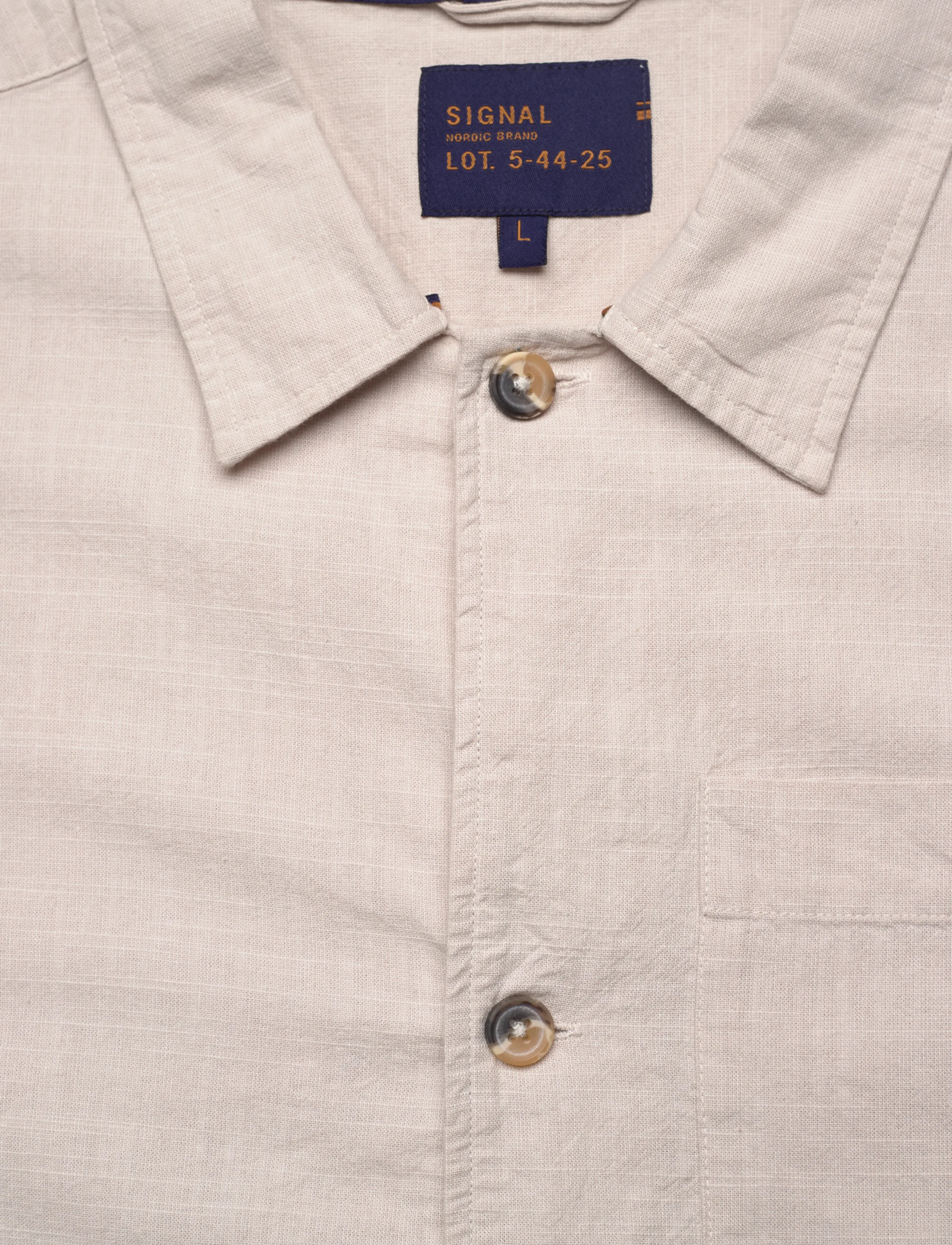 Signal - PRADOSI LINEN LOOK - vabaajasärgid - creamy - 2