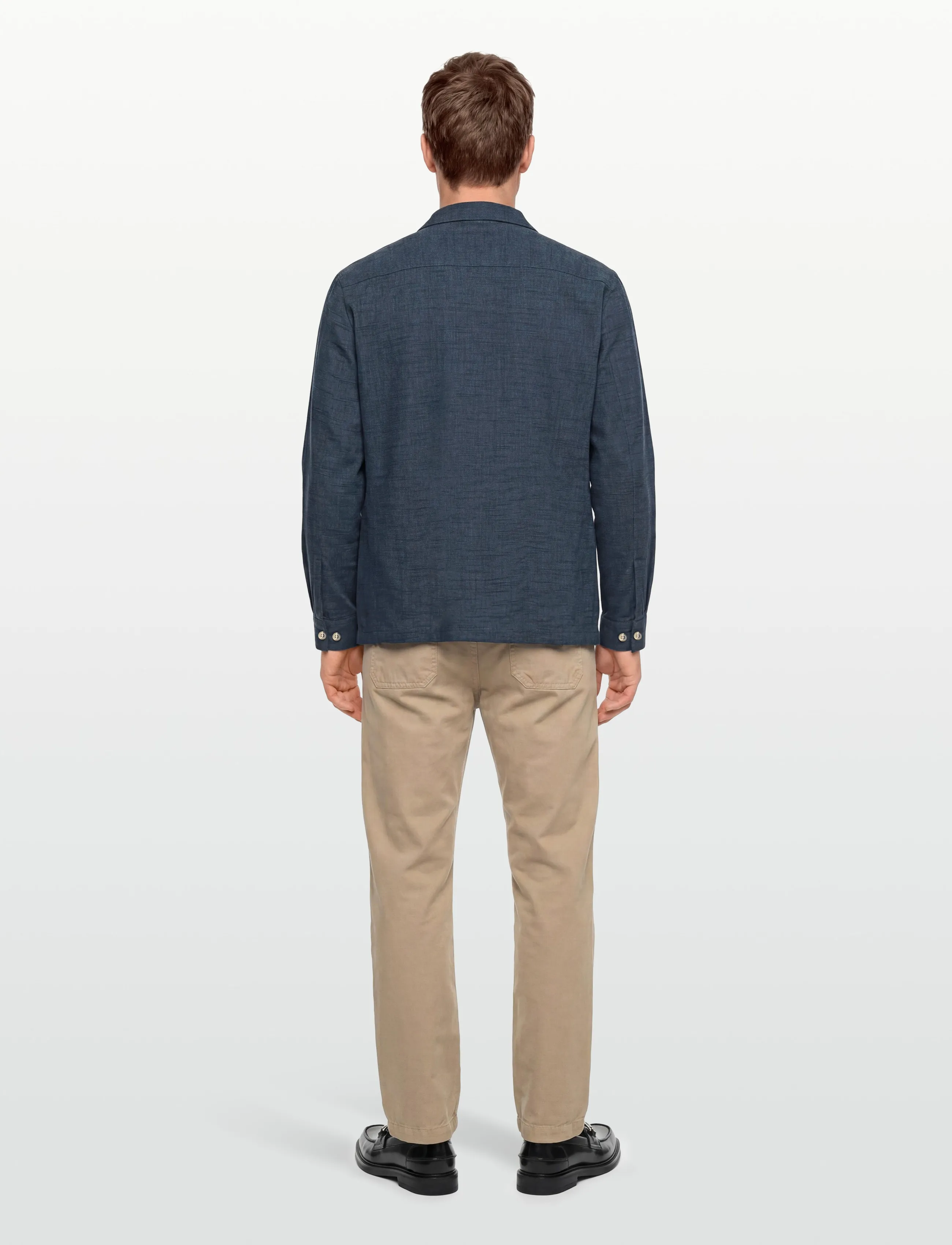 Signal - PRADOSI LINEN LOOK - casual shirts - deep marine - 4