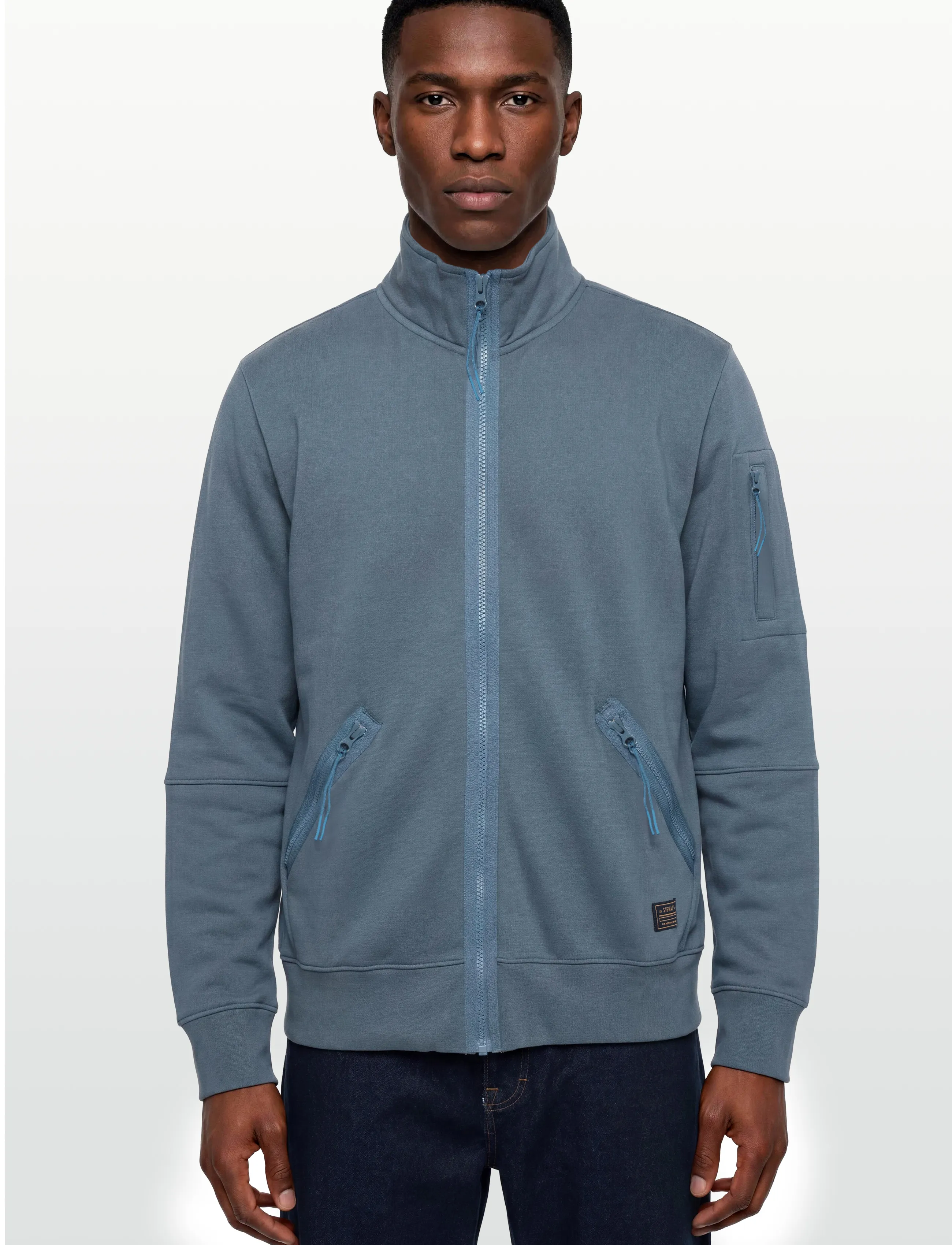 Signal - MIKKELSI ZIP CARDIGAN - birthday gifts - blue mirage - 3