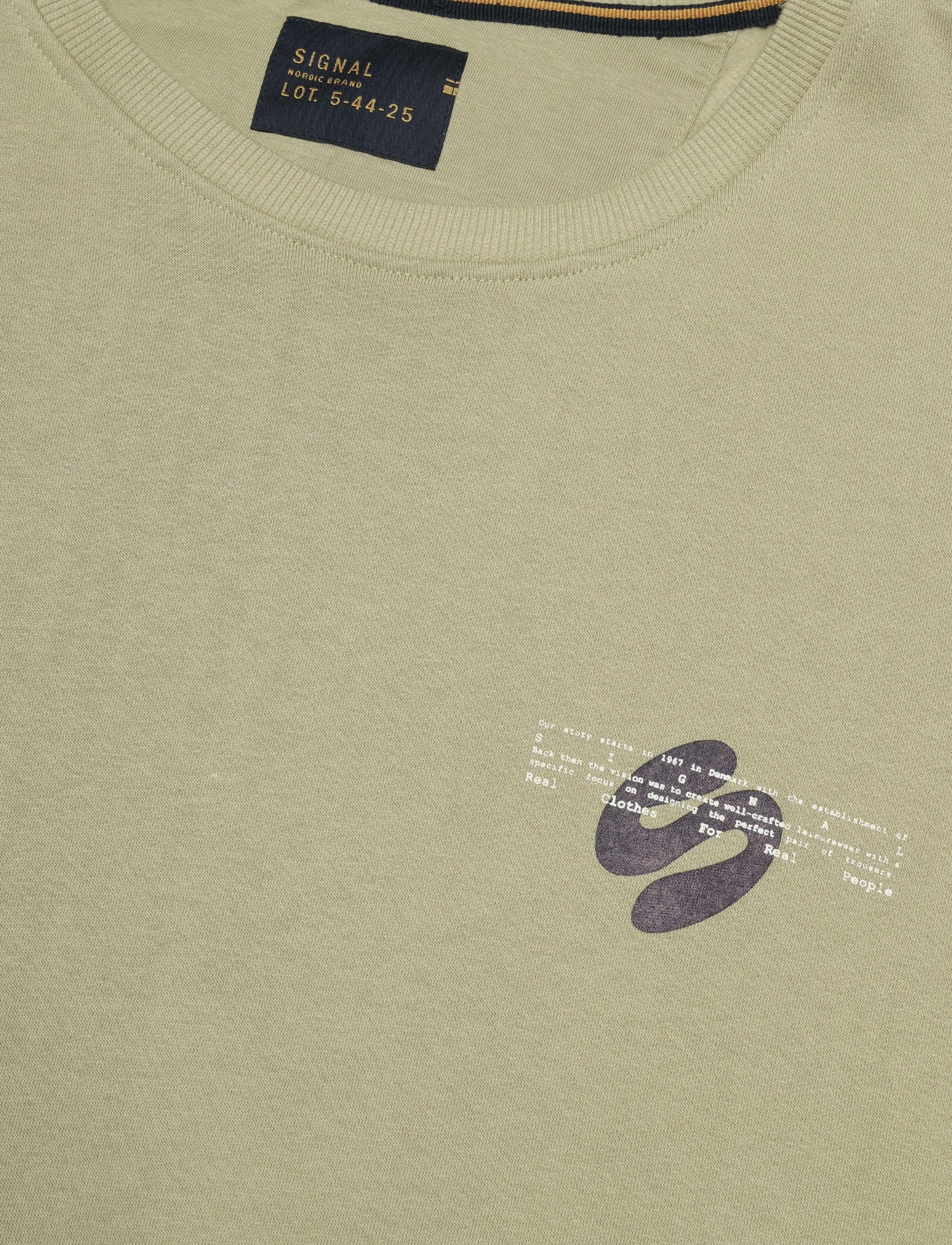 Signal - DAMIANSI PRINT CREW - sweatshirts - summer sand - 2