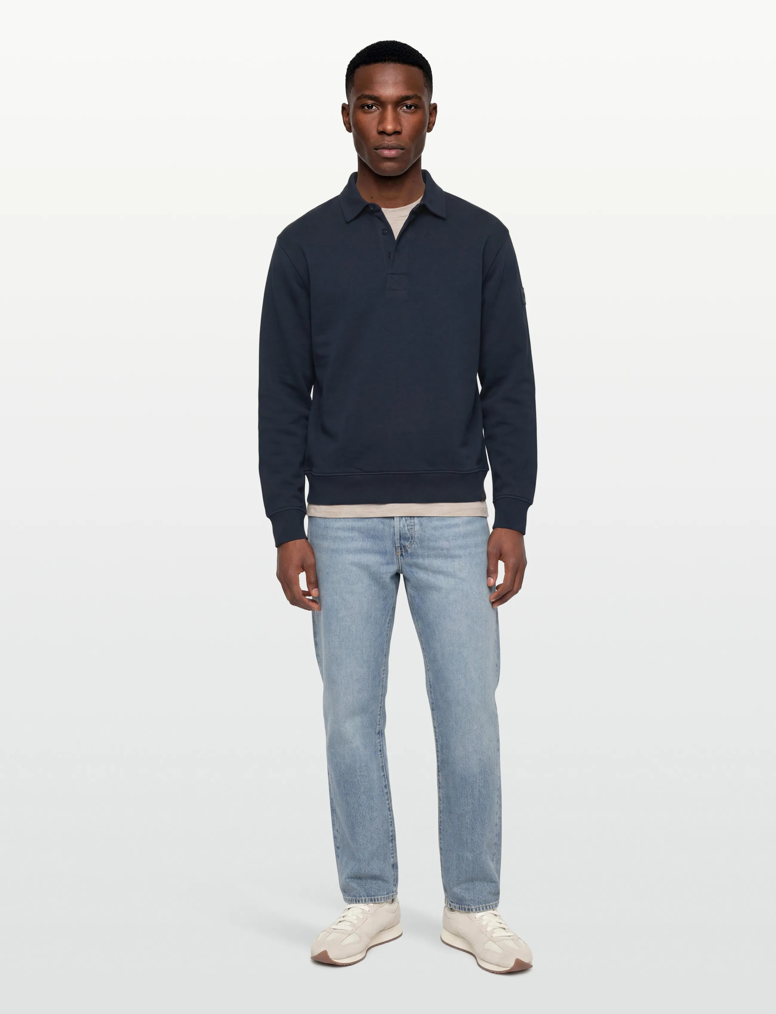 Signal - KESISI SWEAT POLO - pikkade varrukatega polod - deep marine - 0