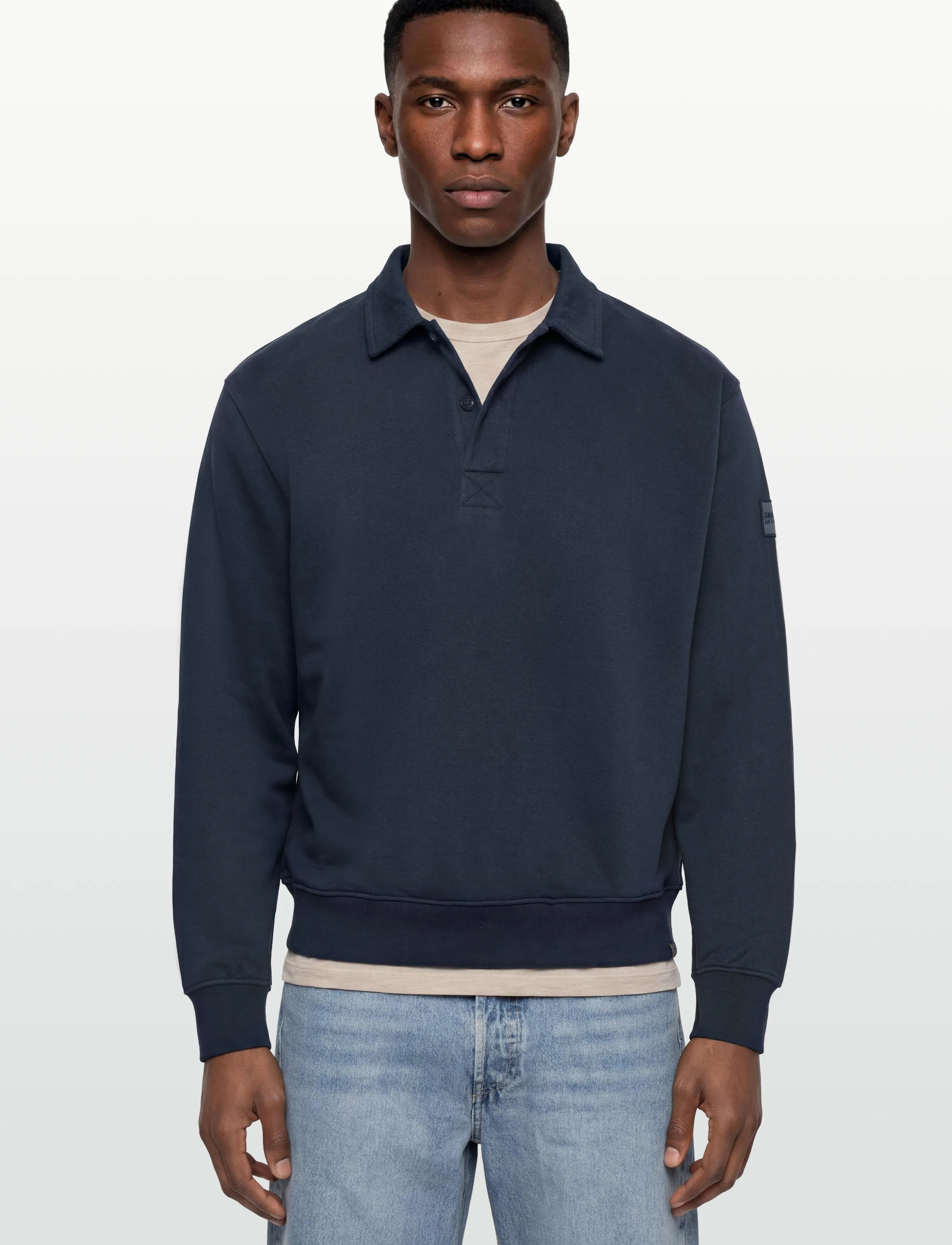 Signal - KESISI SWEAT POLO - pikkade varrukatega polod - deep marine - 3