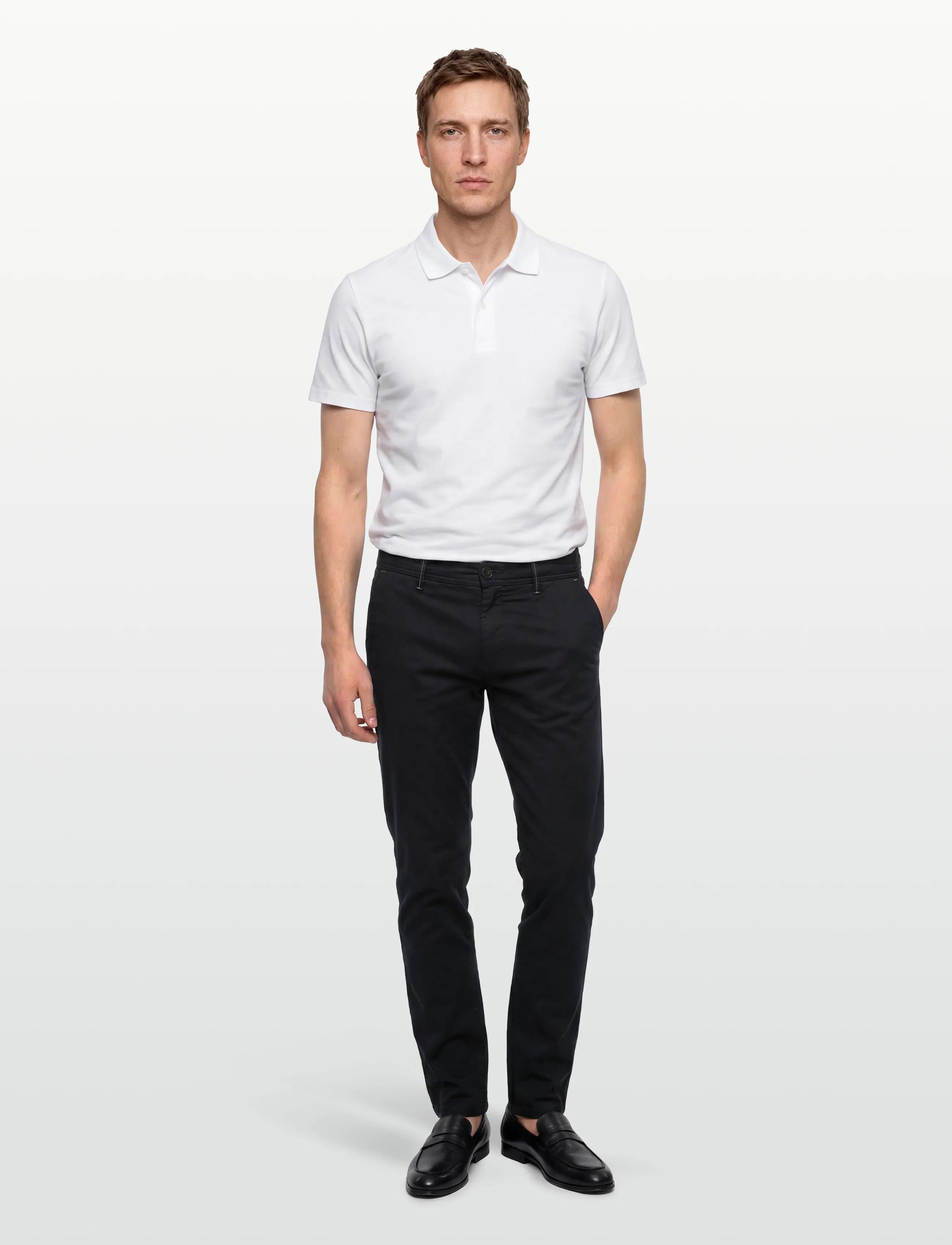 Signal - VICTORSI CHINO - casual trousers - deep marine - 0