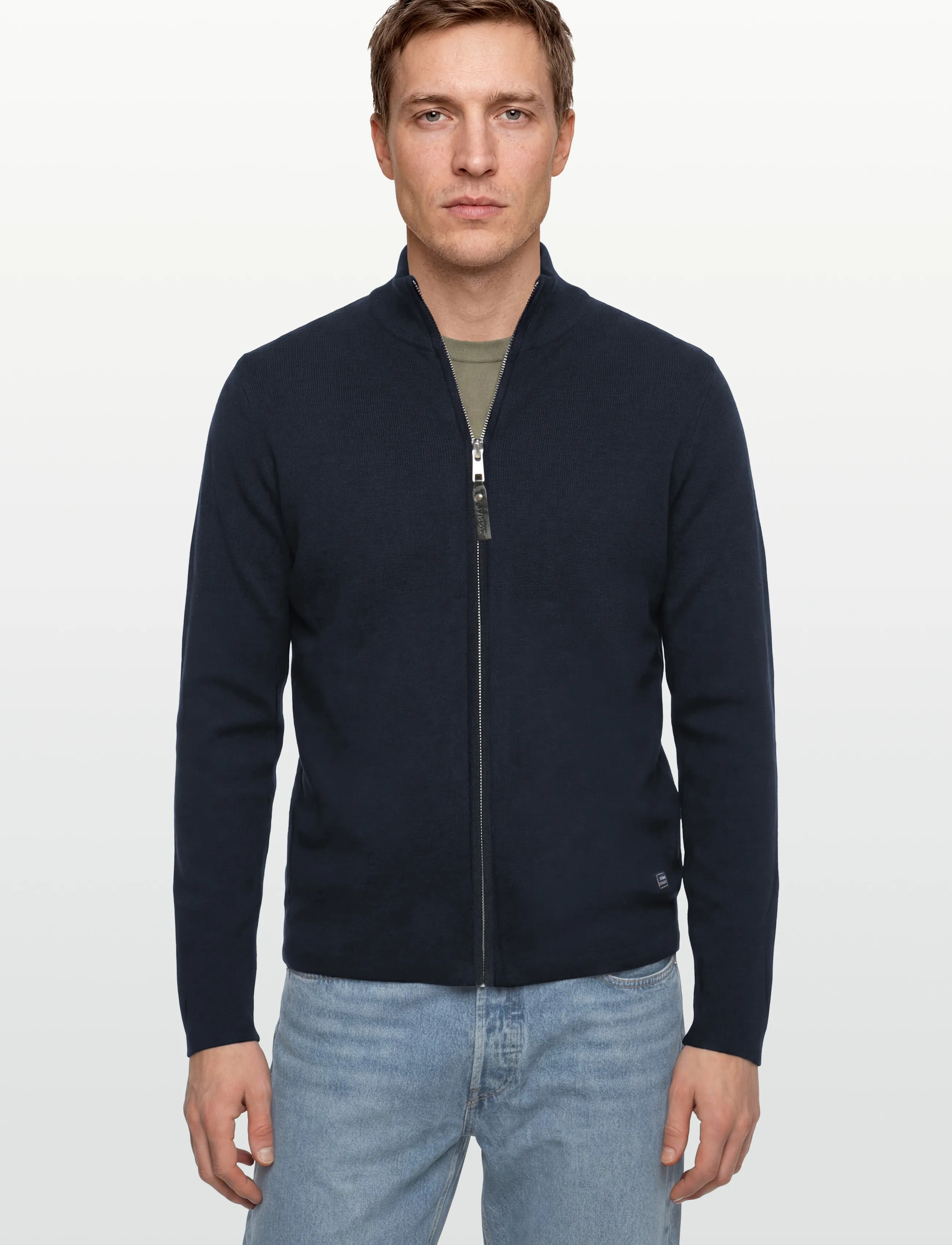 Signal - TONYSI MILANO ZIP - cardigans - deep marine - 3