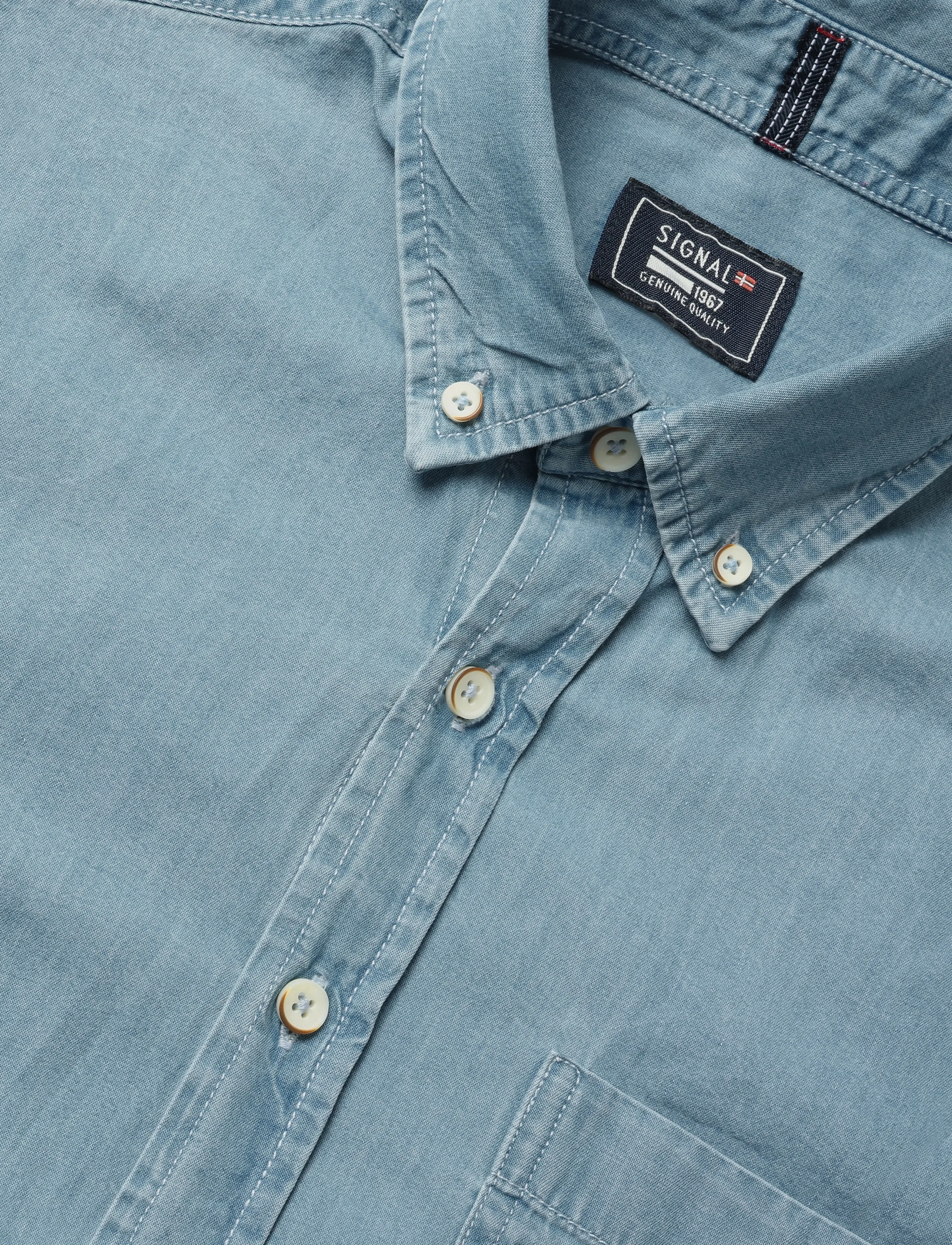 Signal - NEWMANSI DENIM - casual shirts - soft blue - 5