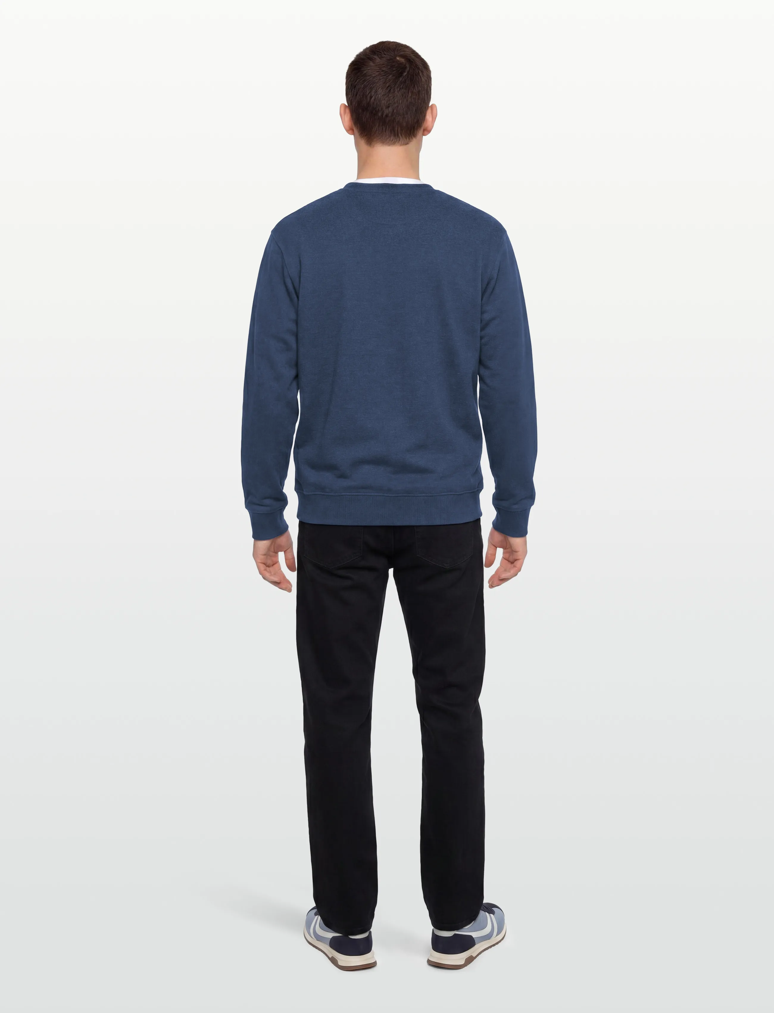 Signal - BILLYSI CREW - sweatshirts - marine blue melange - 4