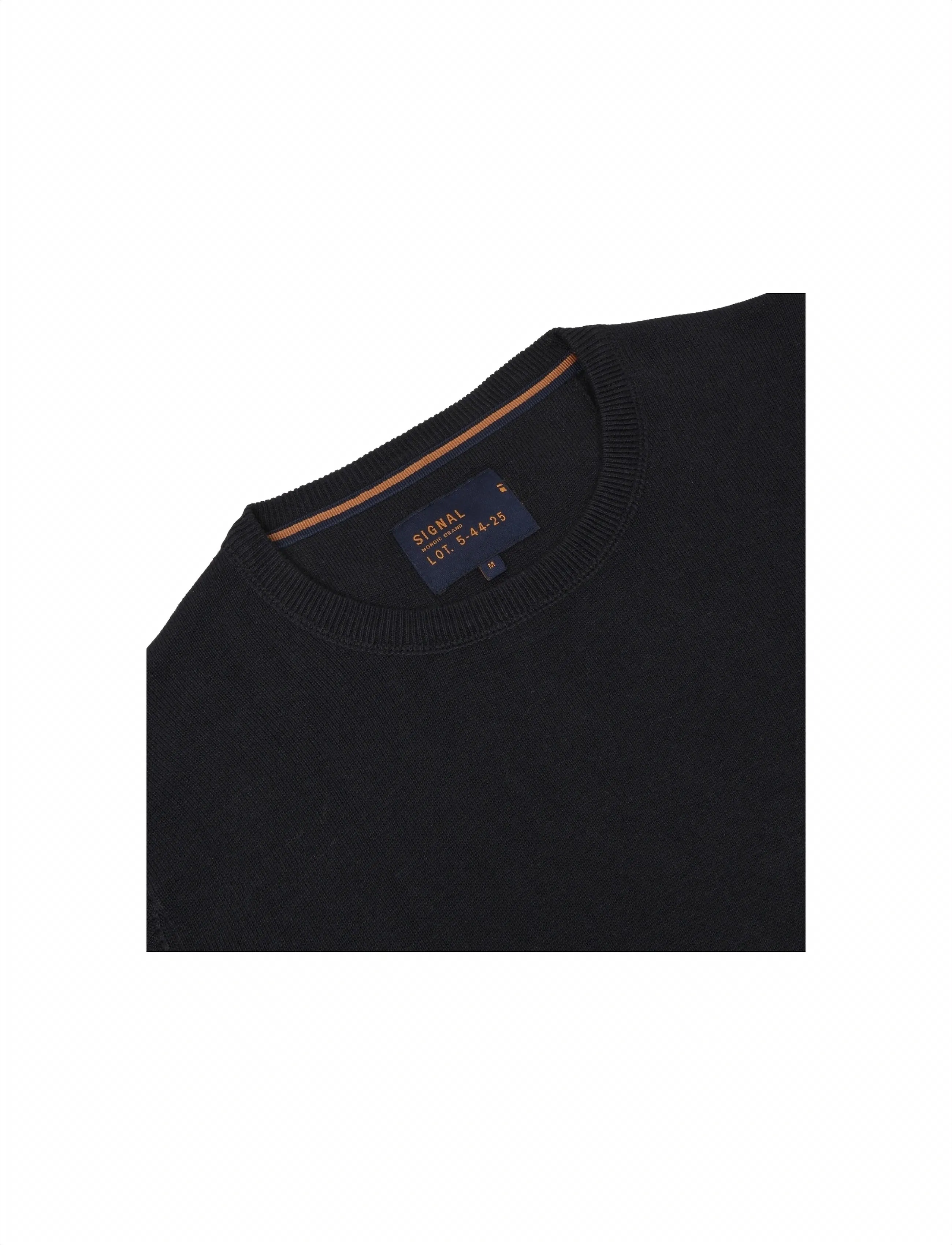 Signal - VICESI CREW BLACK - knitted round necks - black - 2