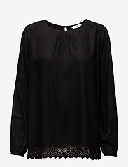 Signal - Shirts - long-sleeved blouses - black - 0