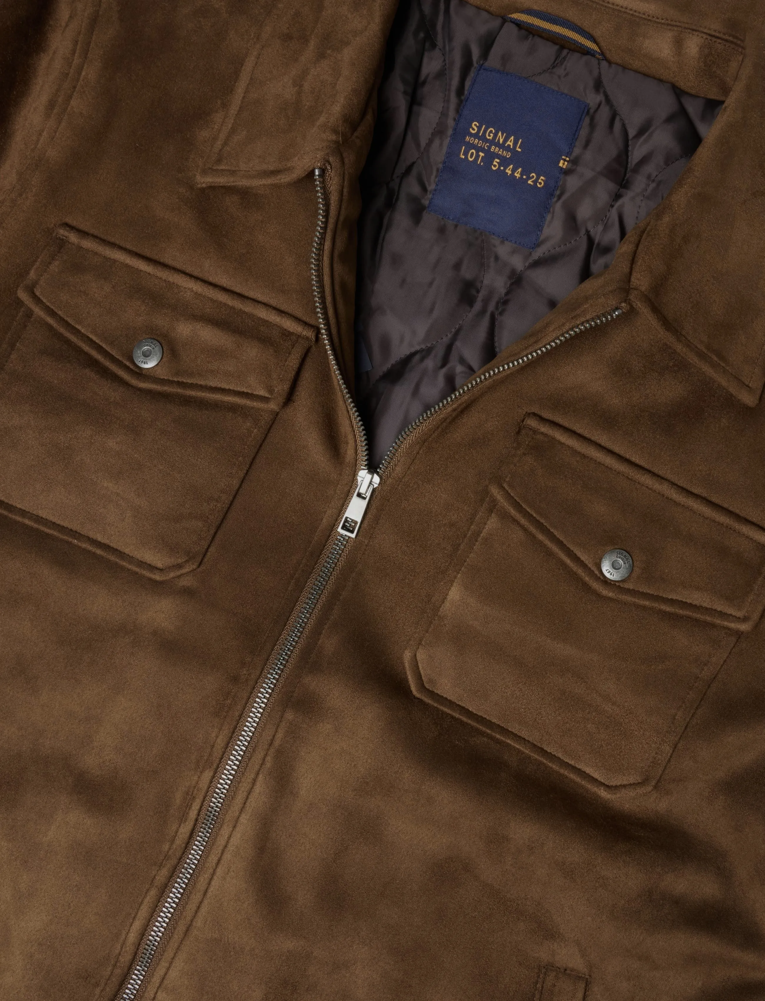 SIGNAL - 10282 PedroSi Suede + - herbstjacken - hazel brown - 2