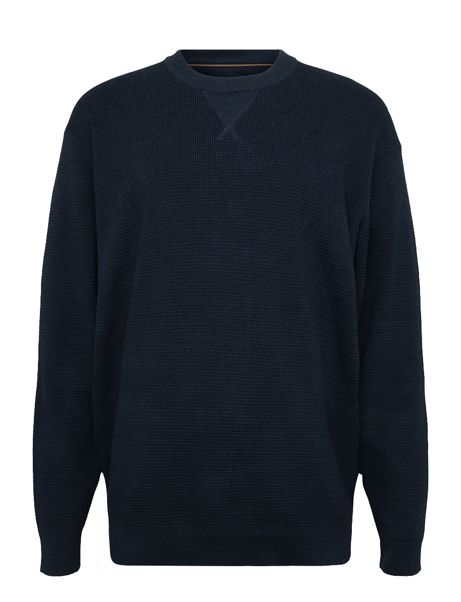 SIGNAL - 12488 ColtonSi V-Stitch Structure + - rundhals - brown otter - 0