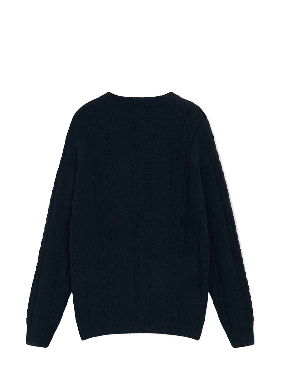 SIGNAL - 12555 UnionSi Cable Knit - rundhals - deep marine - 1