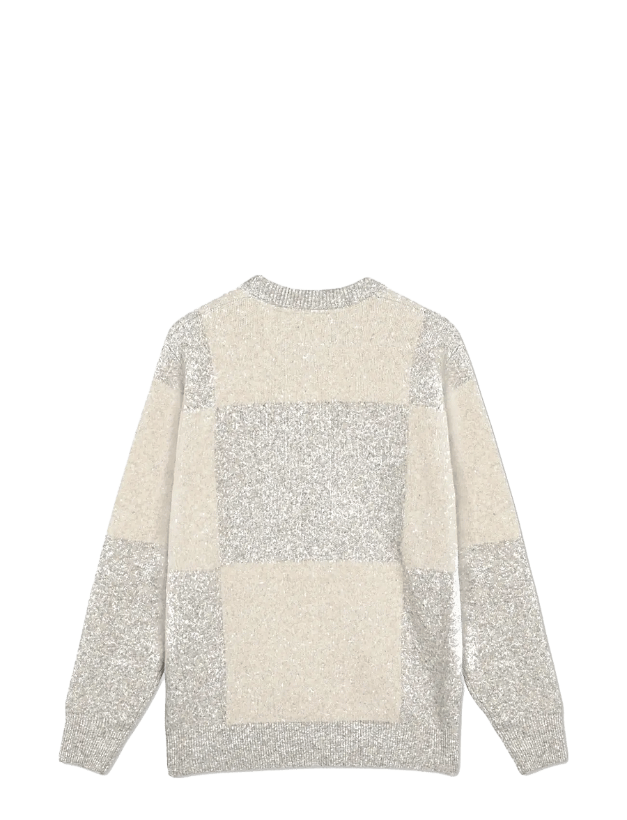 SIGNAL - 12558 VilmerSi Panel Knit - rundhals - mid grey melange - 1