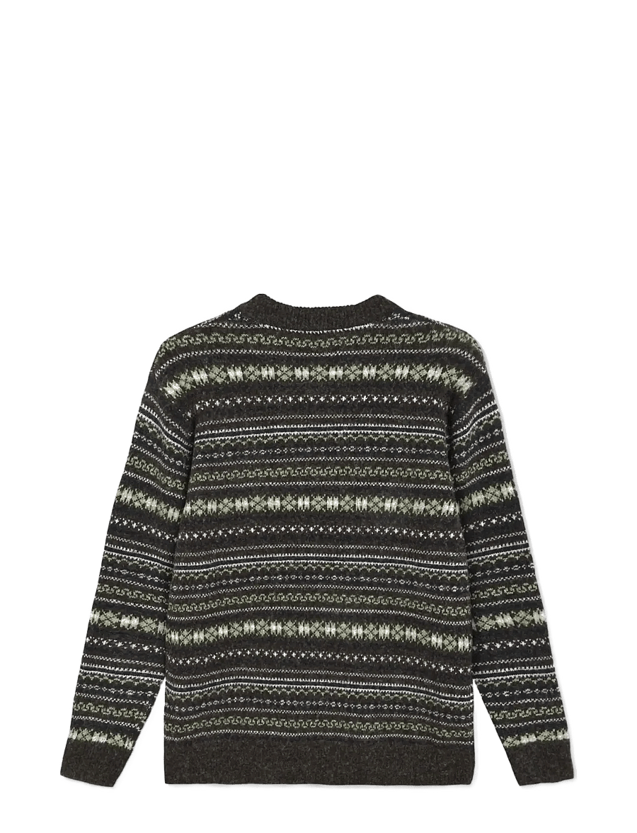 SIGNAL - 12559 VagnerSi Fair-Isle Knit - rundhals - evergreen - 1