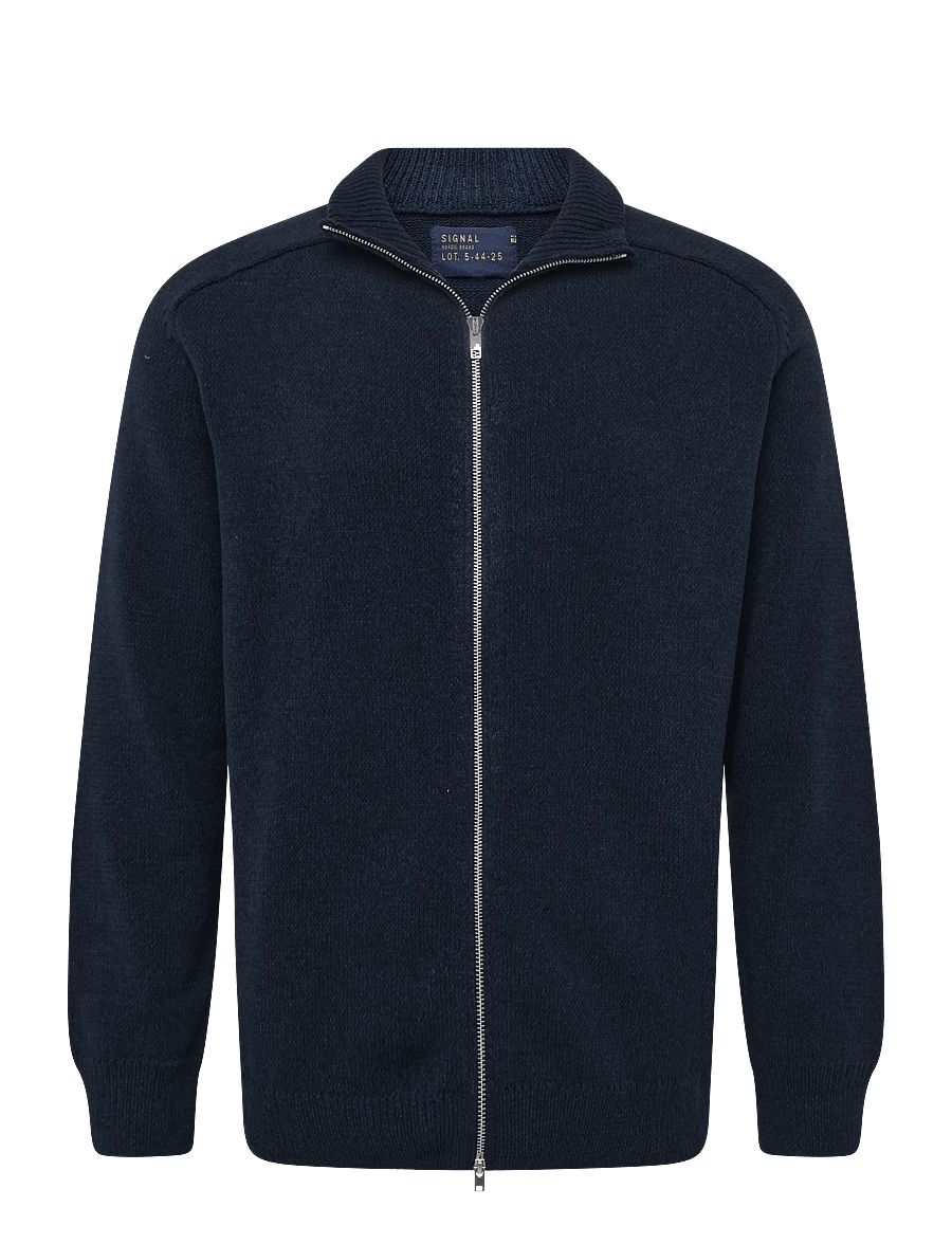 SIGNAL - 12560 UmarSi Cardigan - pullover mit durchgehendem reißverschluss - deep marine - 0