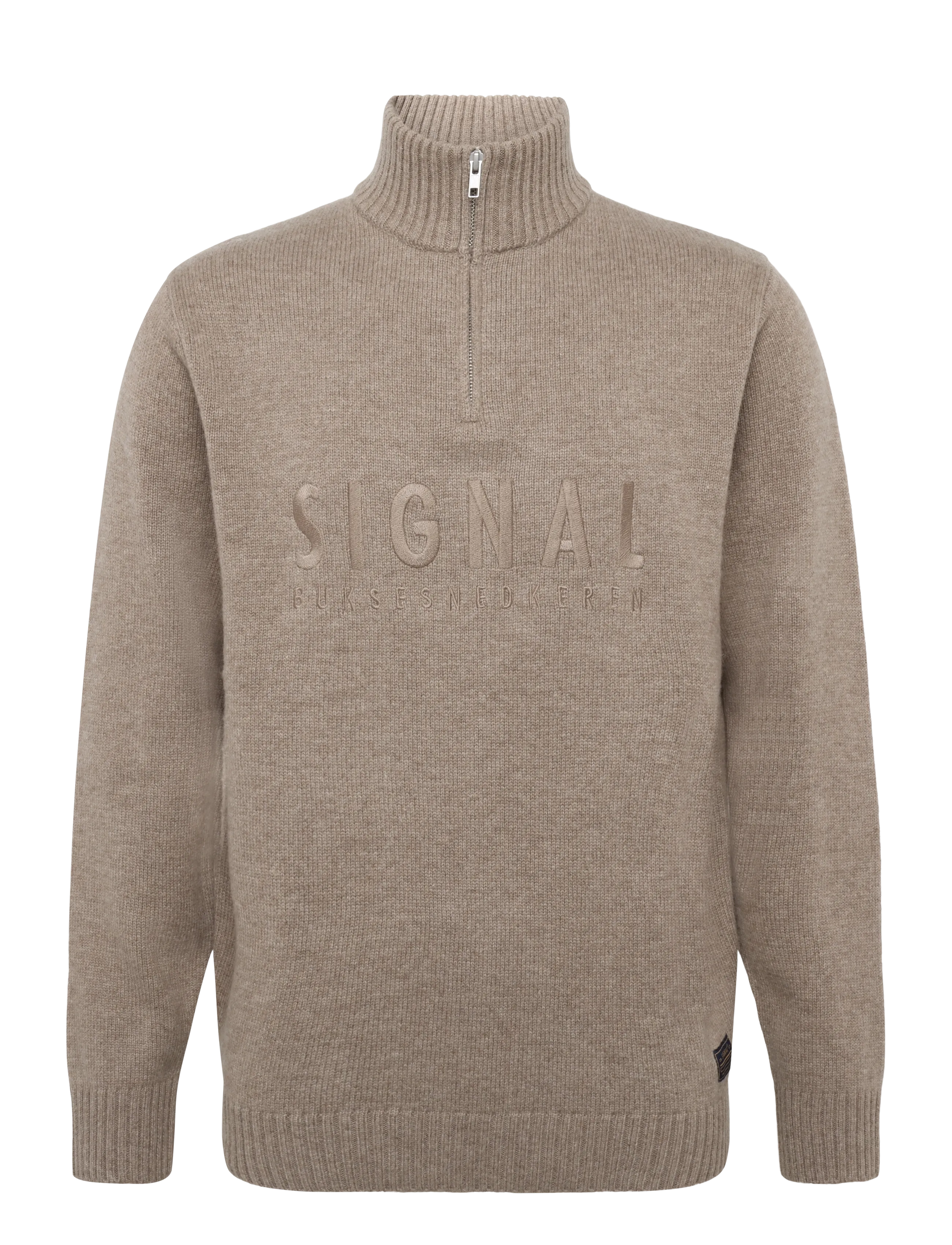 SIGNAL 12561 VincentSi Logo Knit - Herbstgarderobe - BROWN OTTER / brown