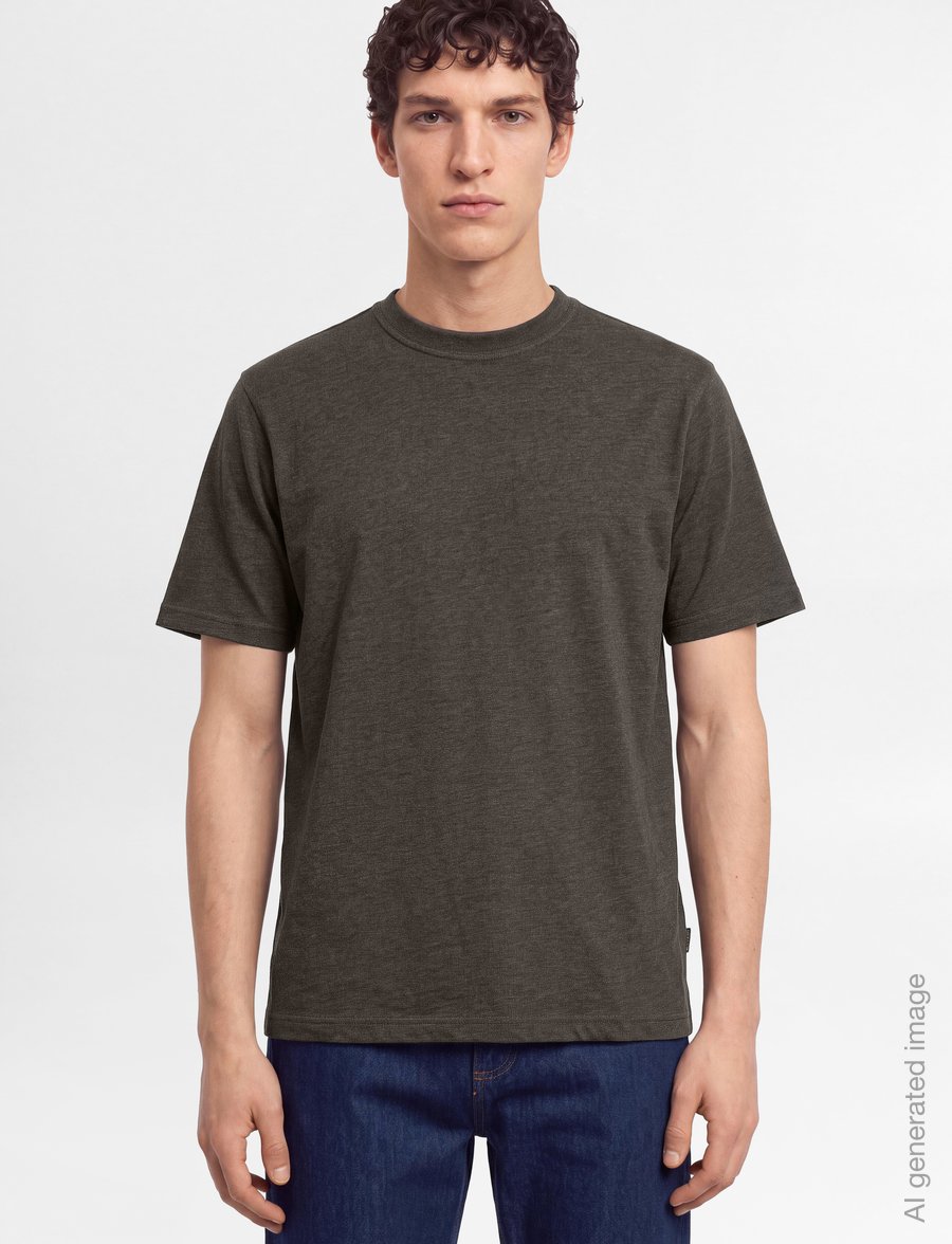 SIGNAL - EddySi Tee + - krótki rękaw - brown coffee - 3