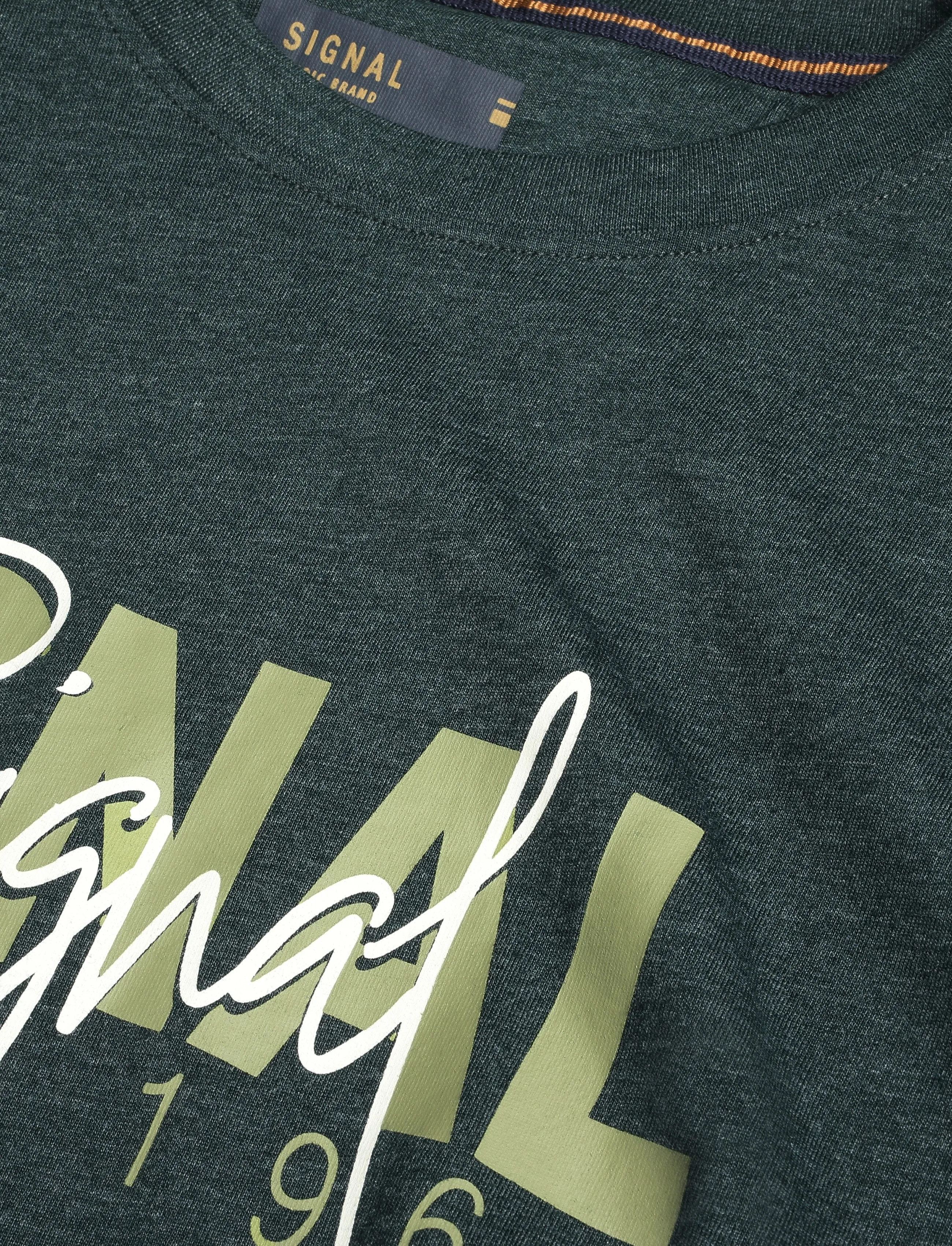 SIGNAL - 10.3591 OwenSi Print Tee + - kortærmede t-shirts - evergreen - 2
