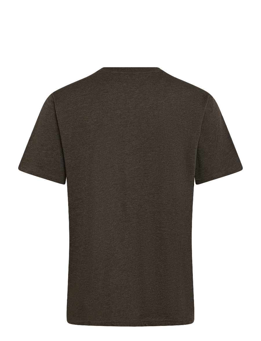 SIGNAL - 13654 LarrySi Chestprint - kortærmede t-shirts - brown coffee - 1