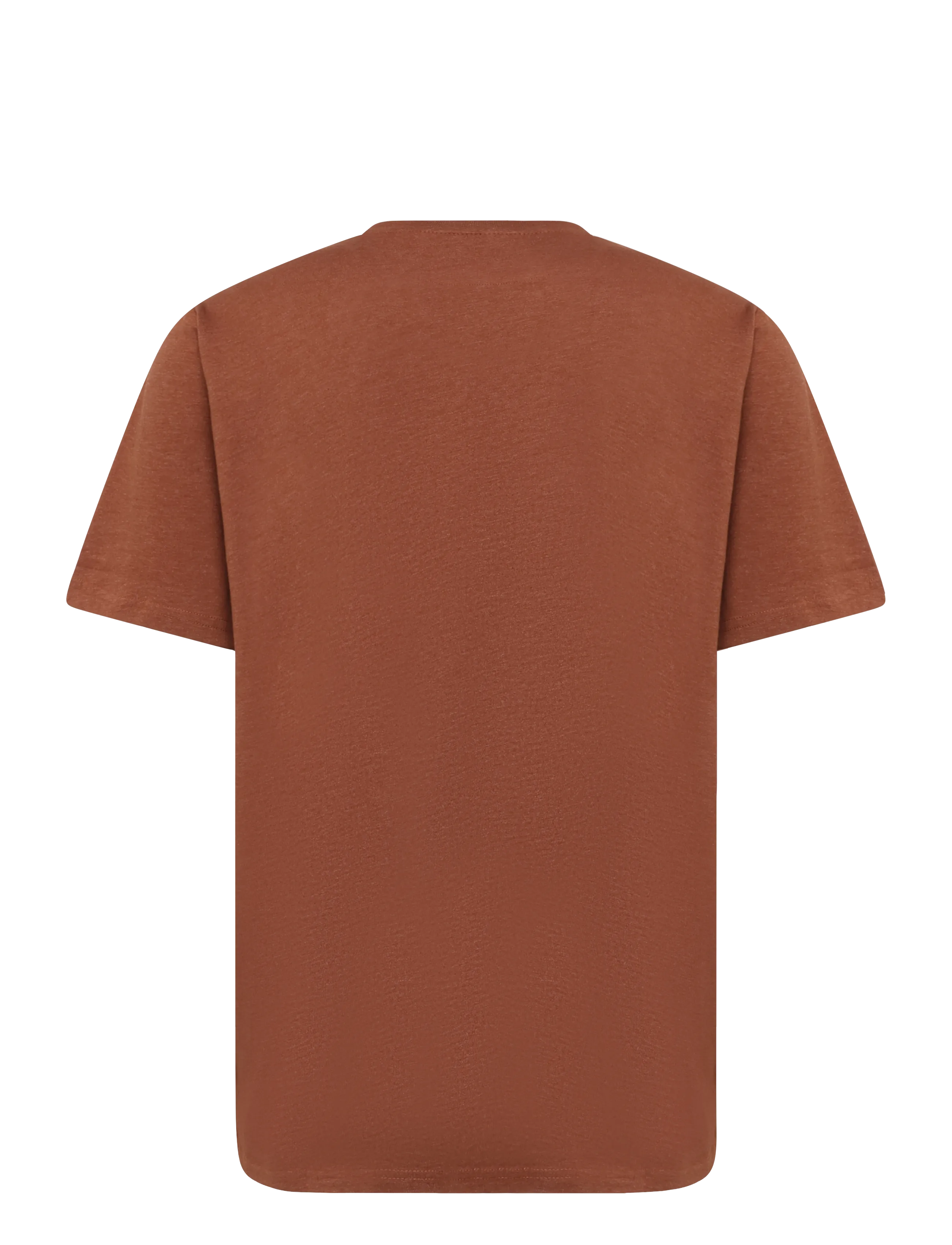 SIGNAL - 13654 LarrySi Chestprint - kortærmede t-shirts - rusty red - 1