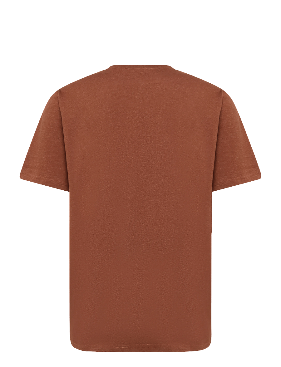 SIGNAL - 13654 LarrySi Chestprint - kortærmede t-shirts - rusty red - 1