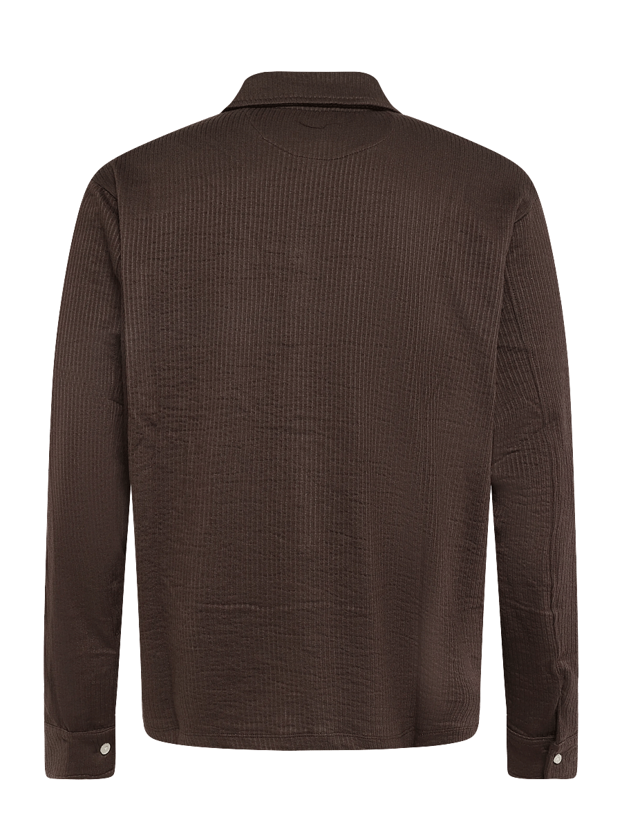 SIGNAL - 13658 LucasSi Shirt LS - casual skjortor - brown coffee - 1