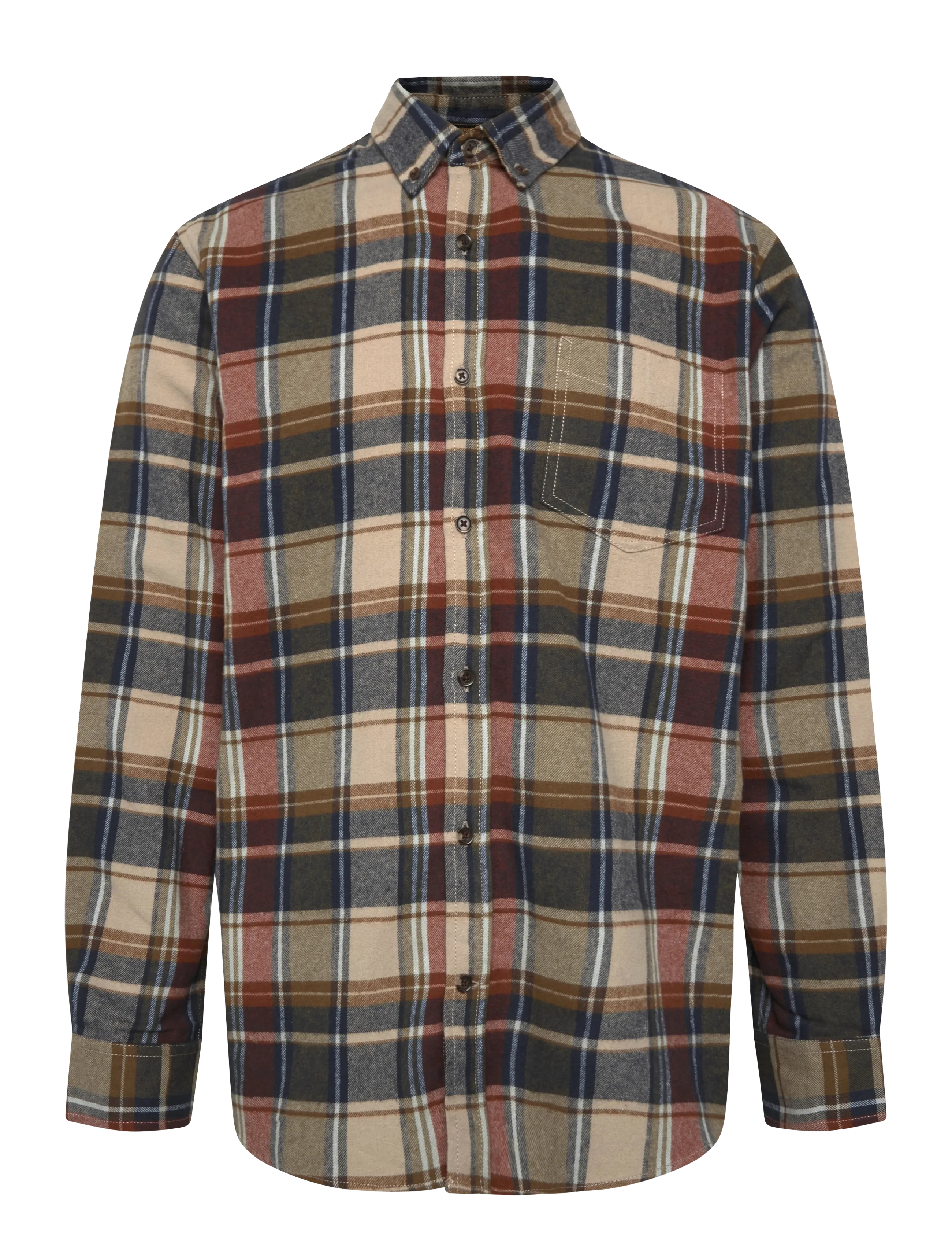 SIGNAL 15857 MannSi Check - Karierte Hemden - RUSTY RED / brown